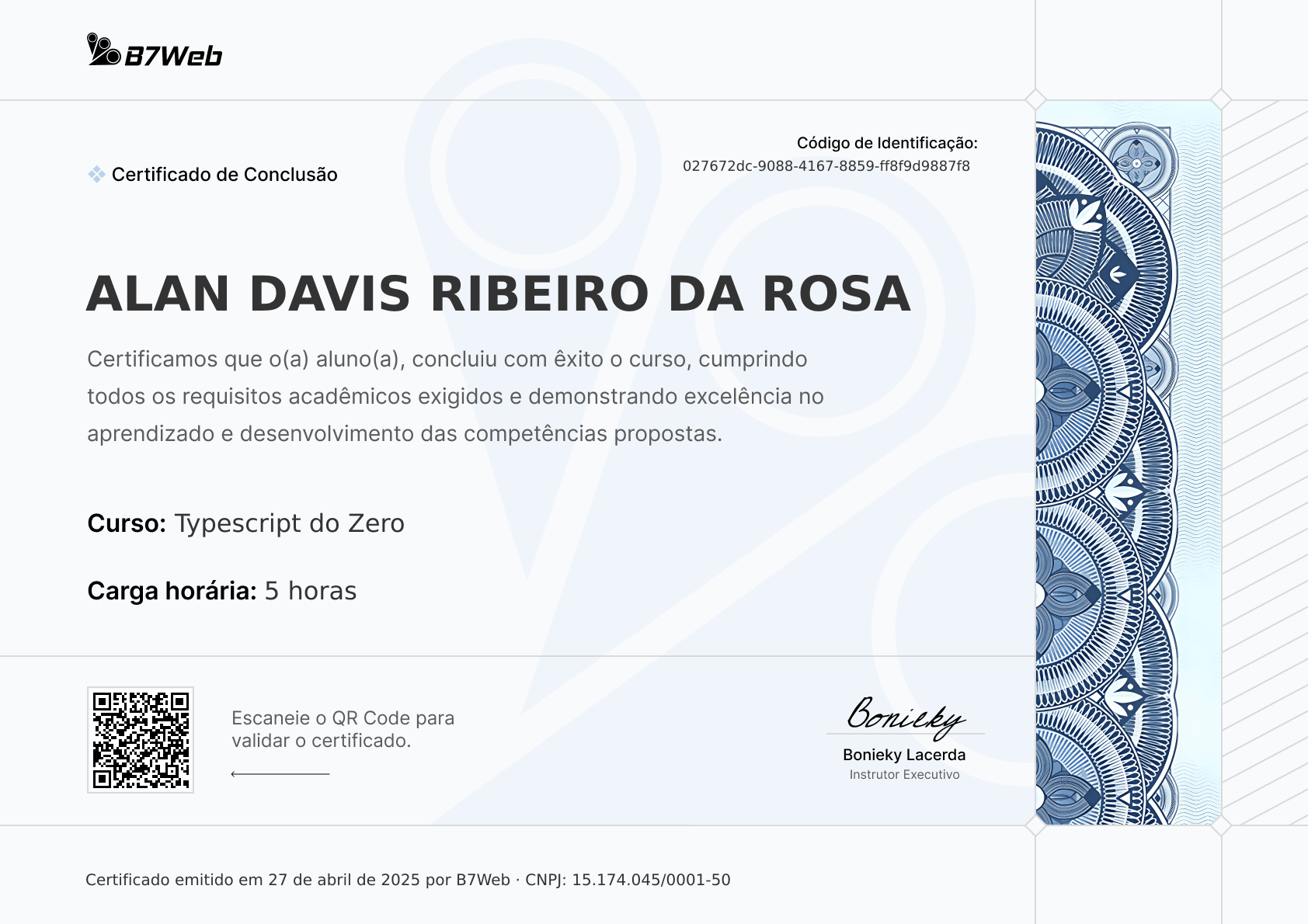 Certificado