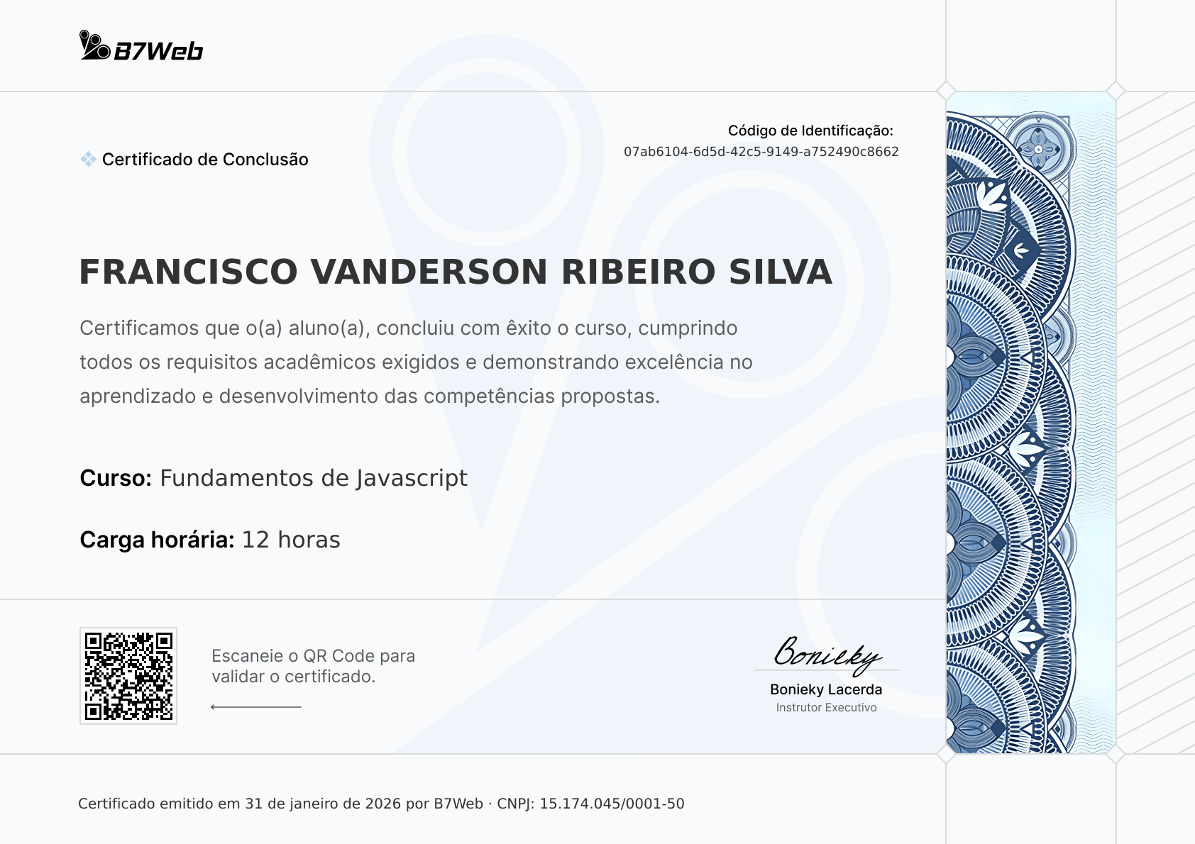 Certificado