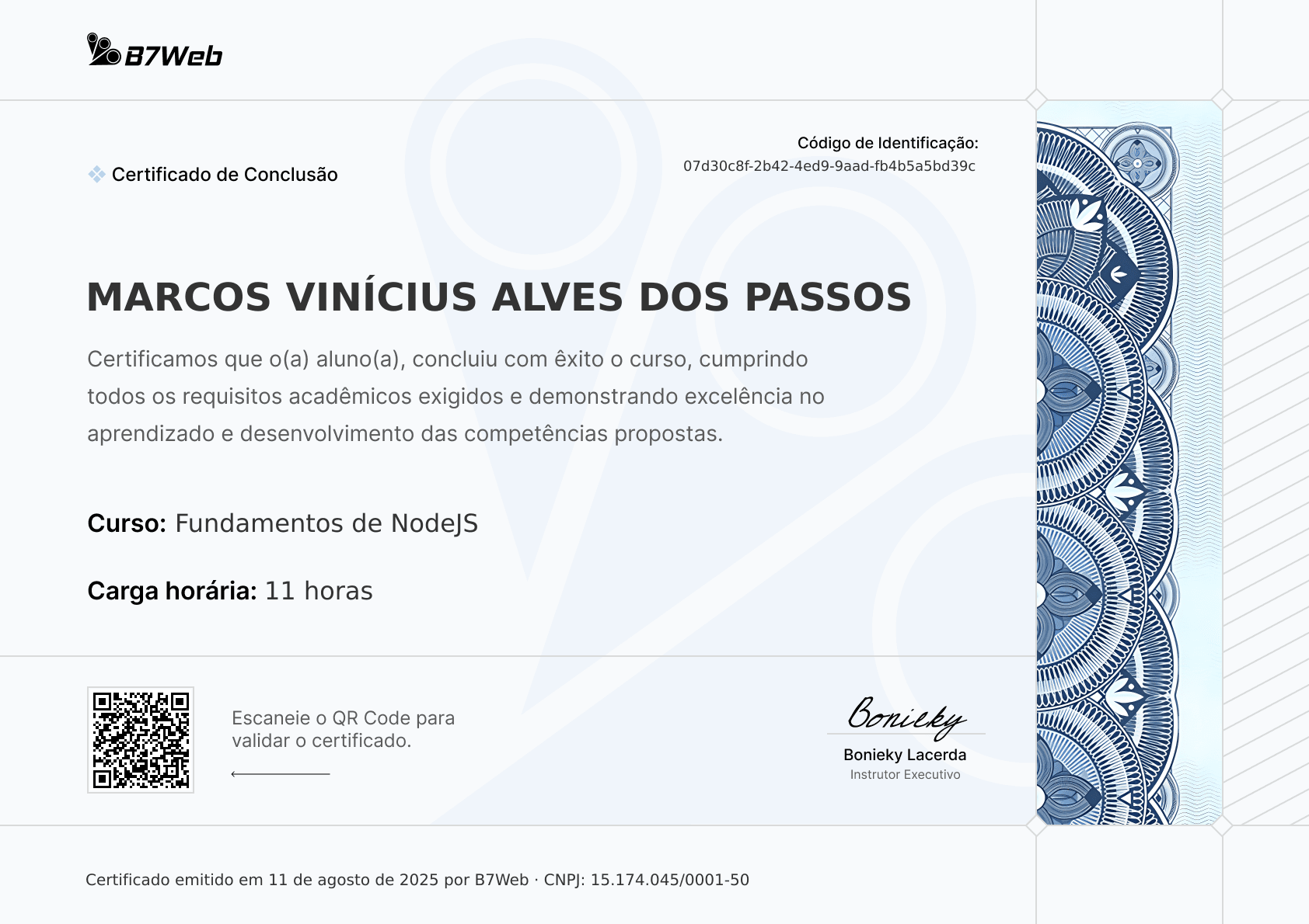 Certificado