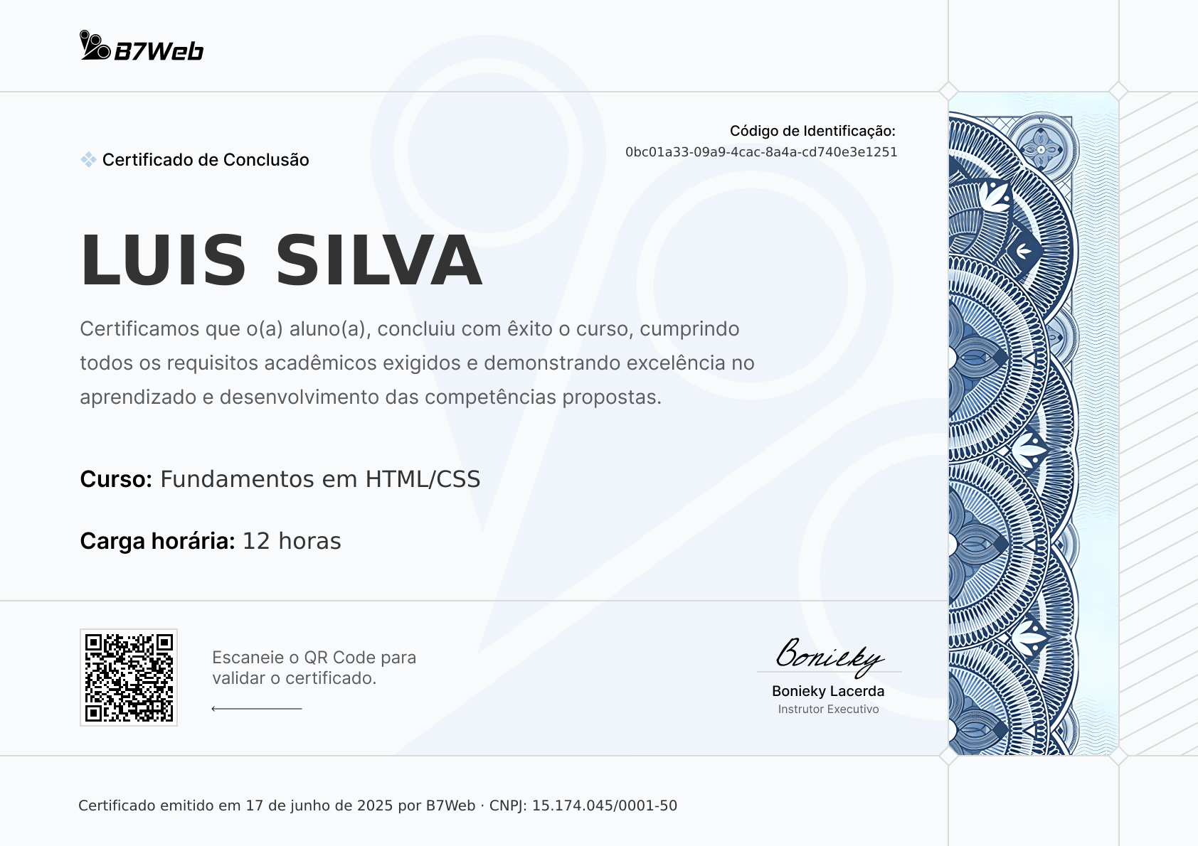 Certificado