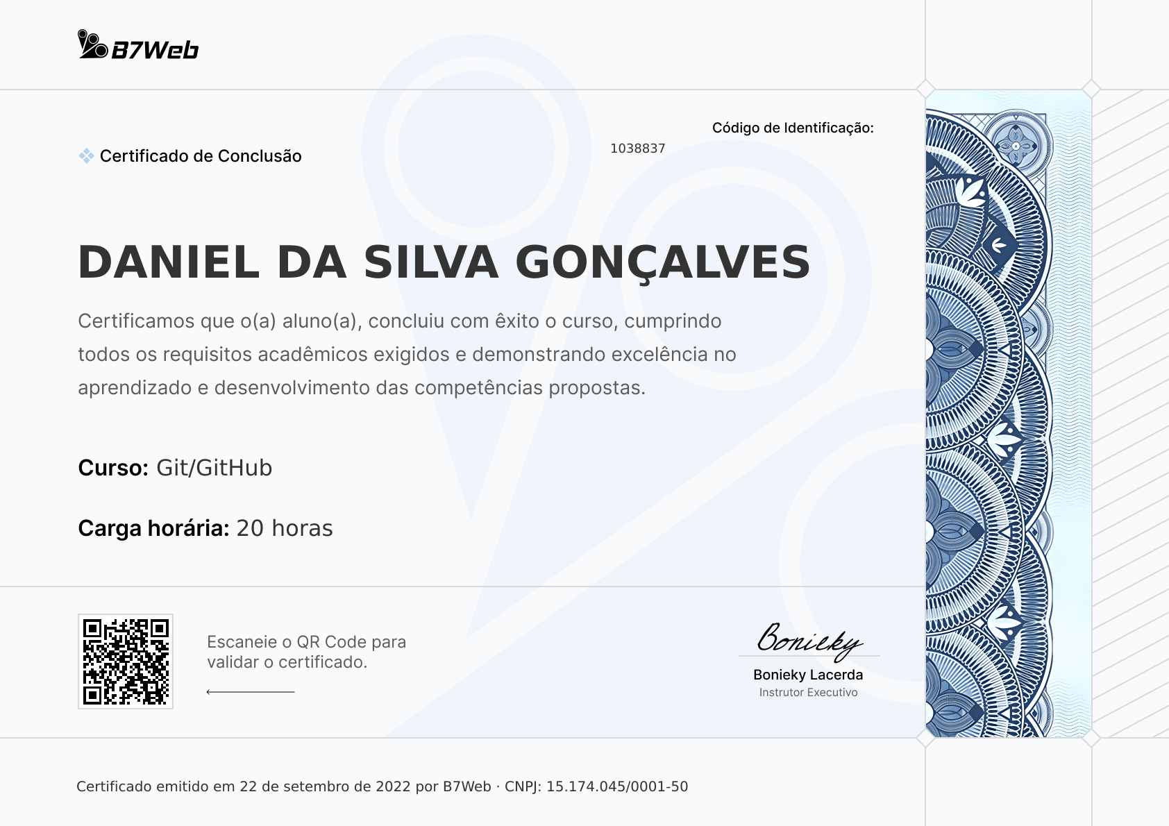 Certificado