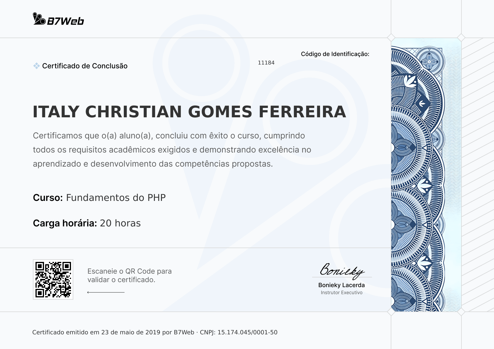 Certificado