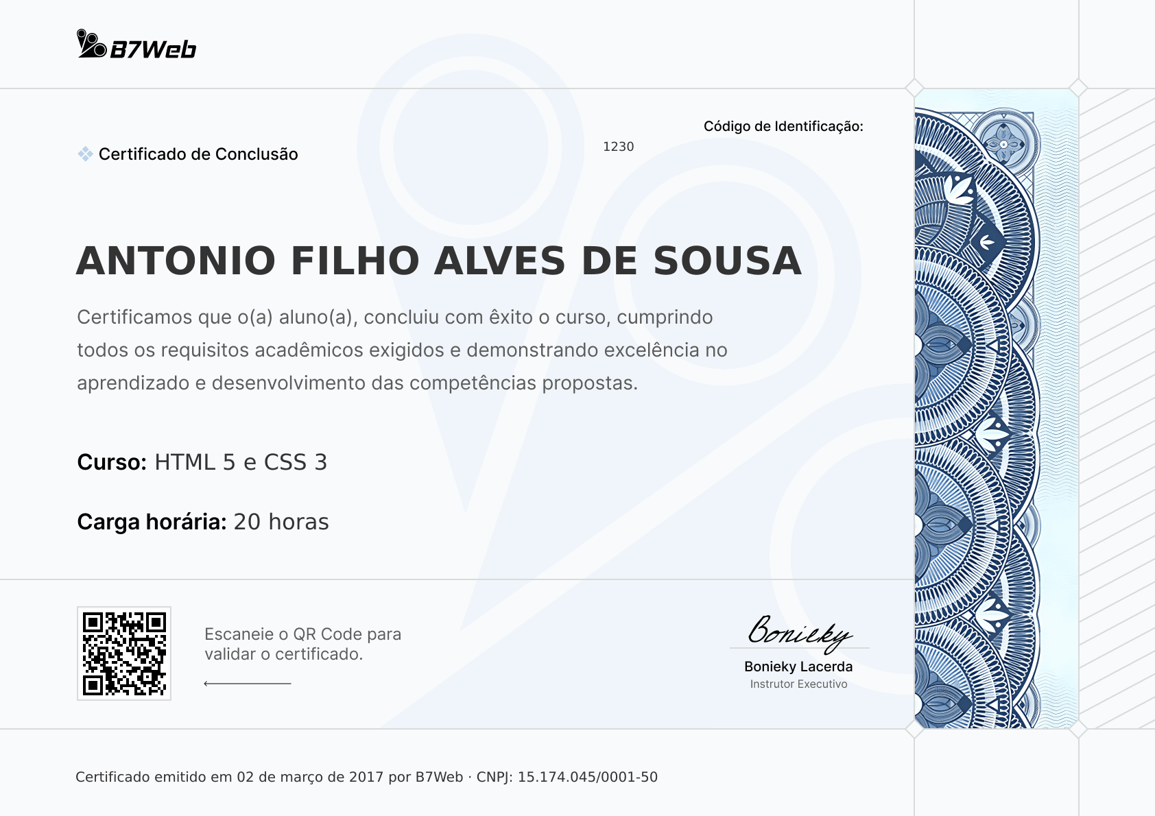 Certificado