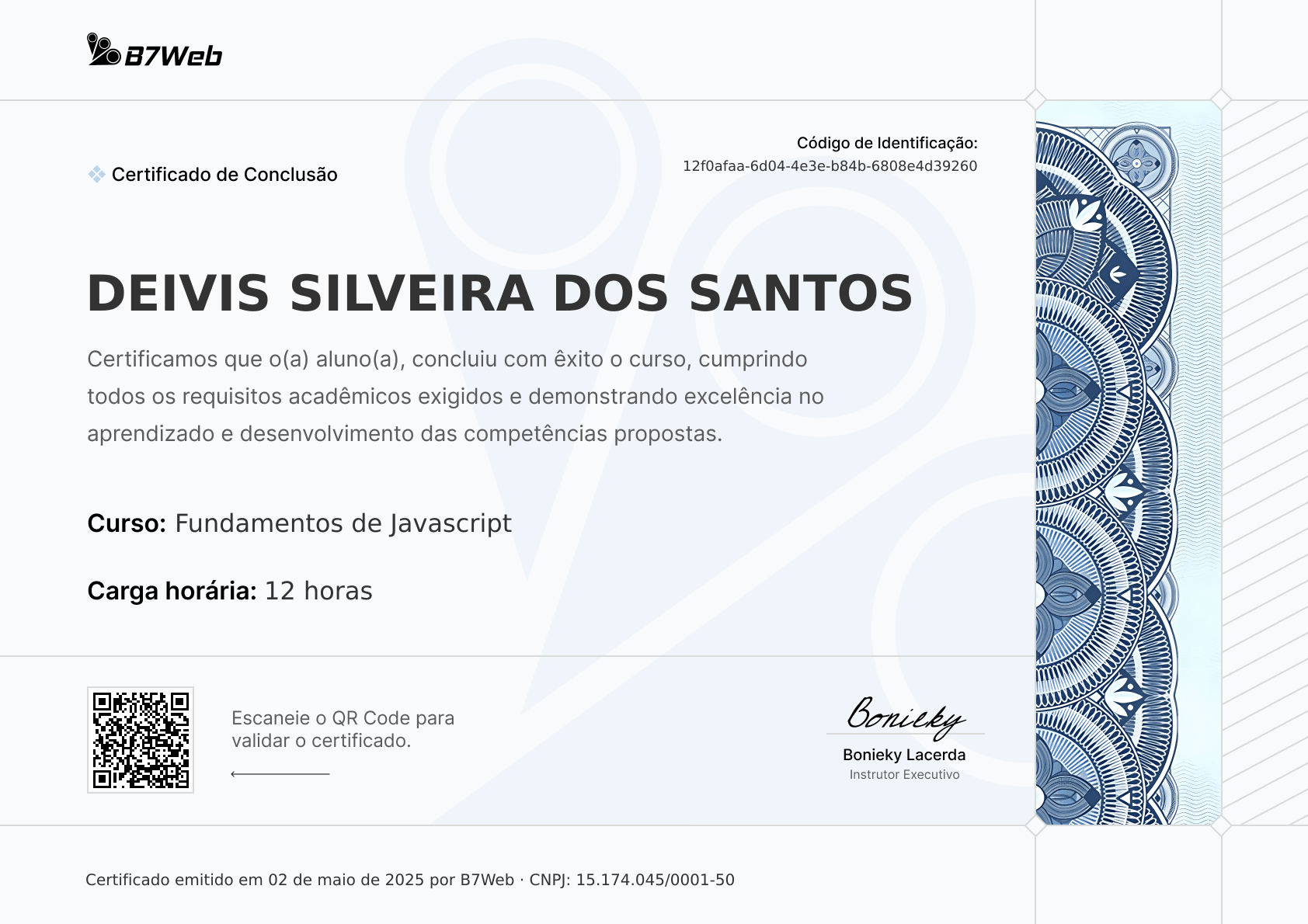 Certificado