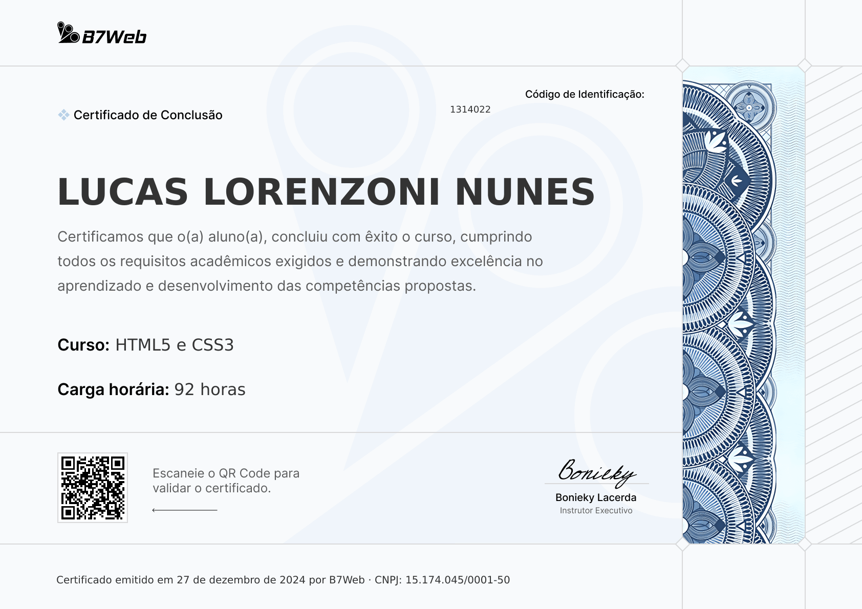 Certificado