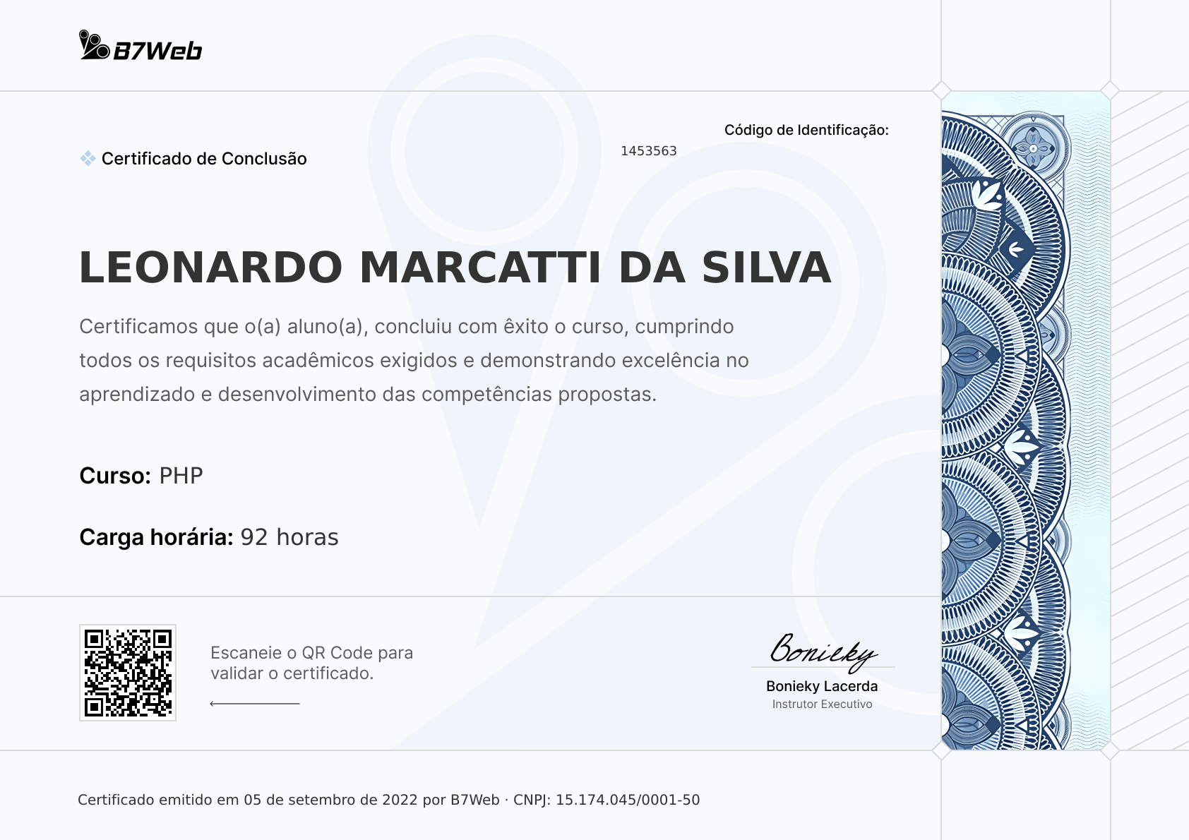 Certificado