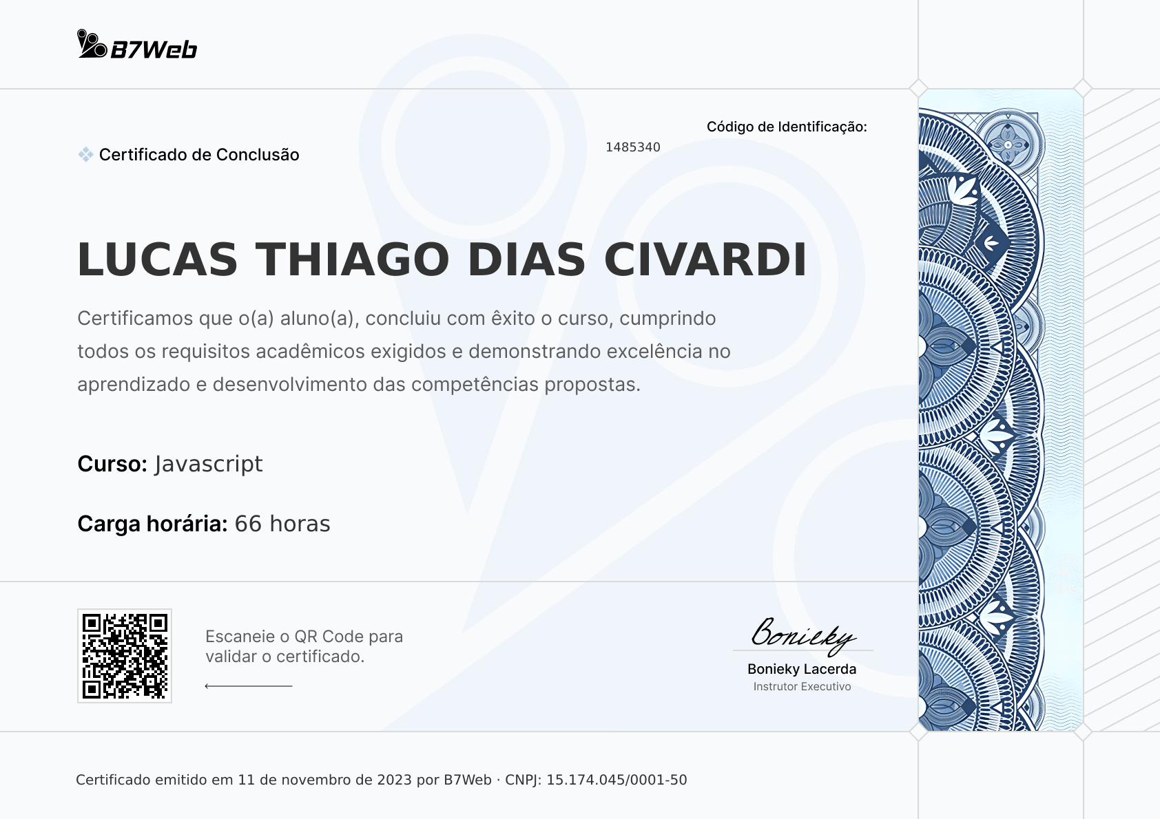 Certificado