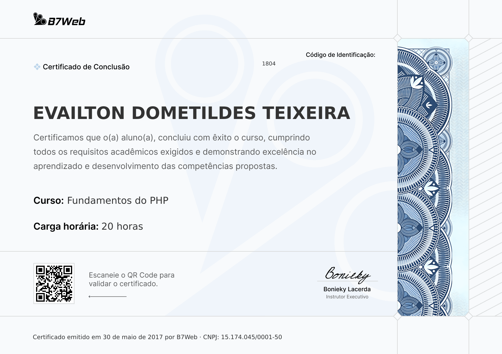 Certificado