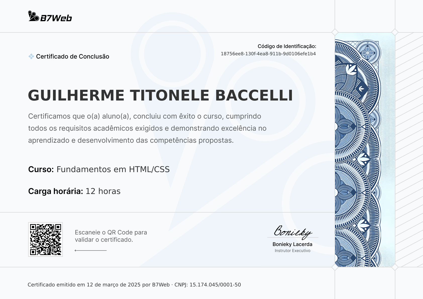Certificado