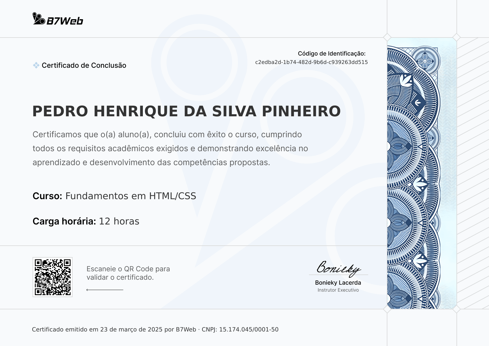 Certificado