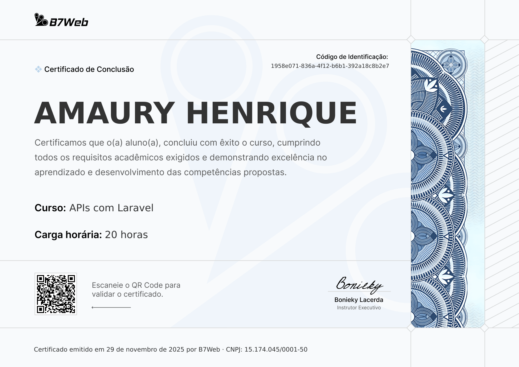 Certificado