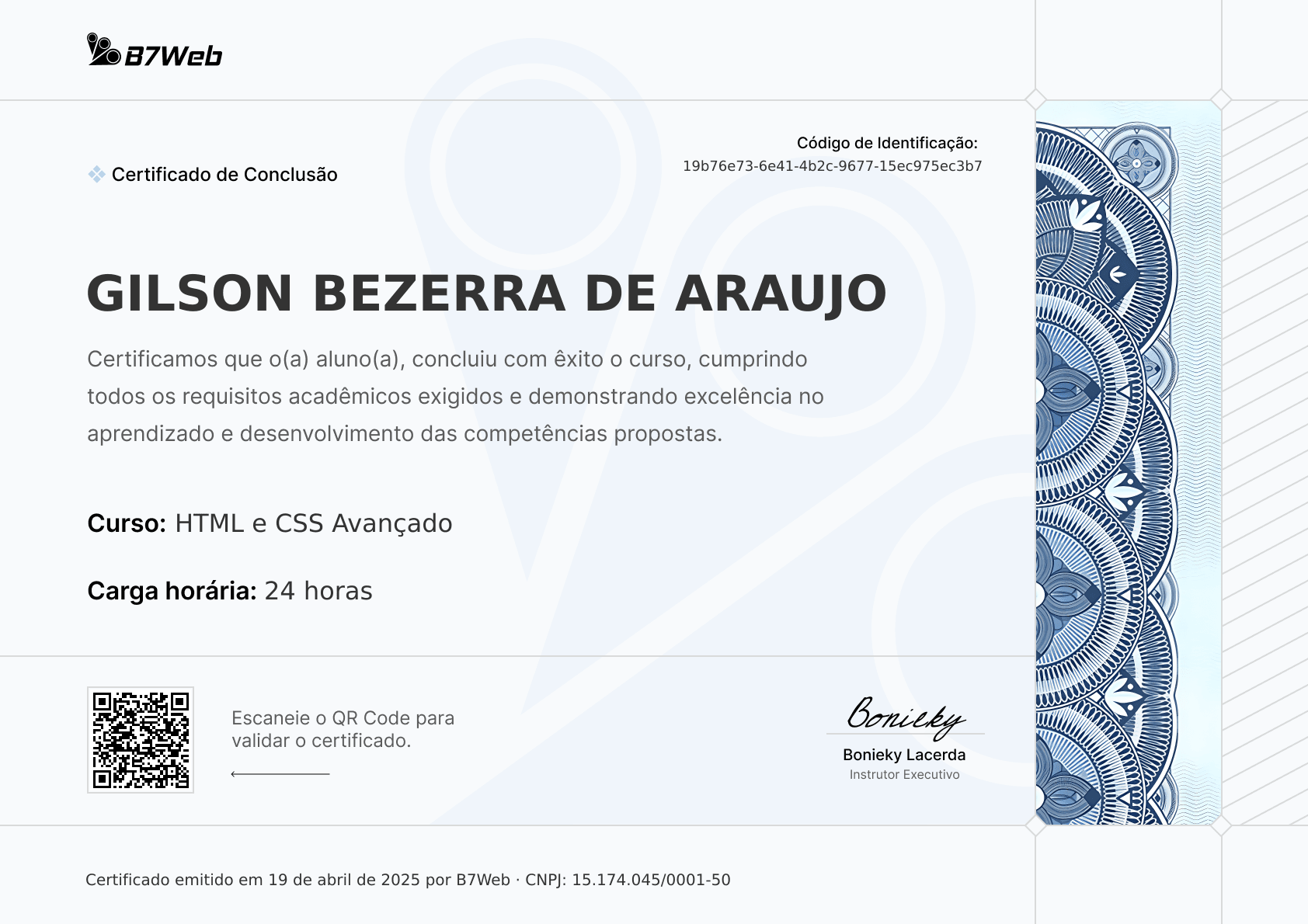 Certificado