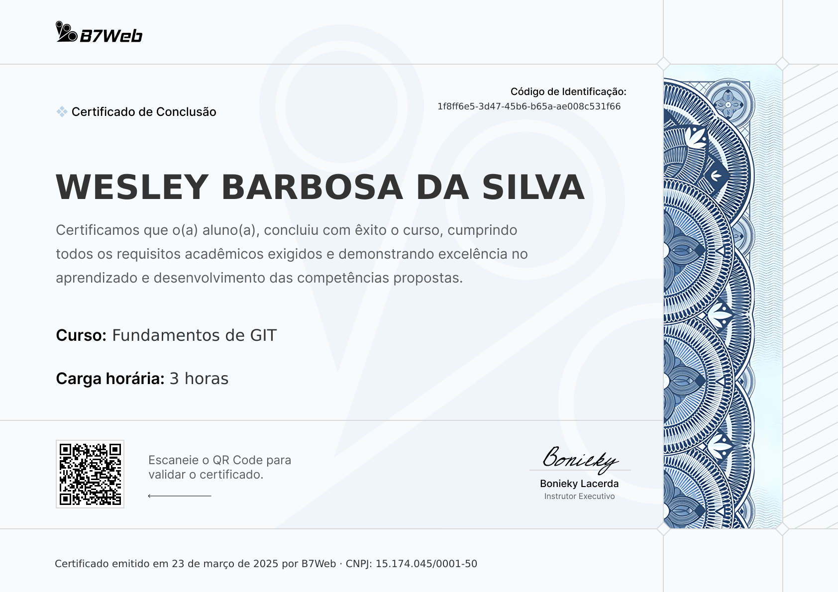 Certificado