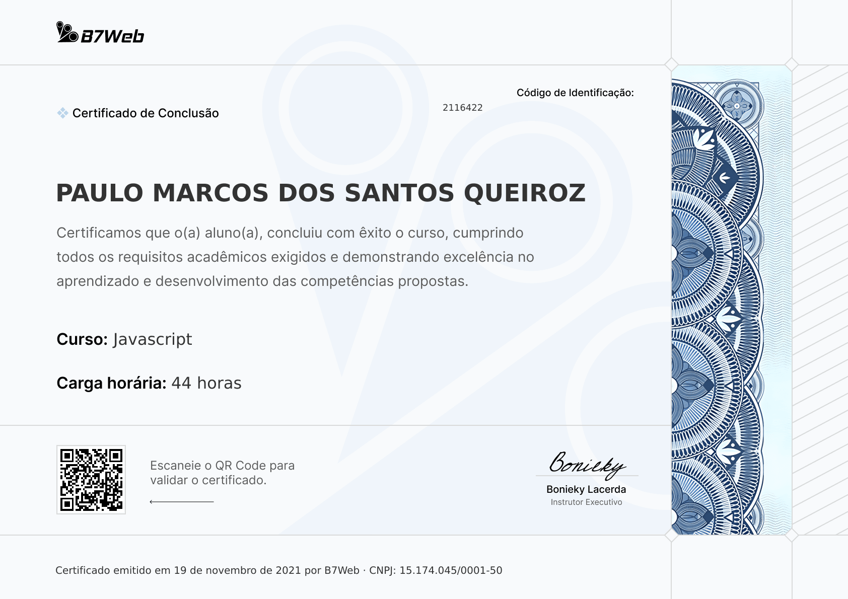 Certificado