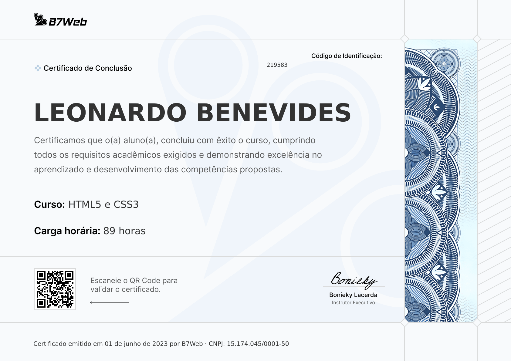 Certificado