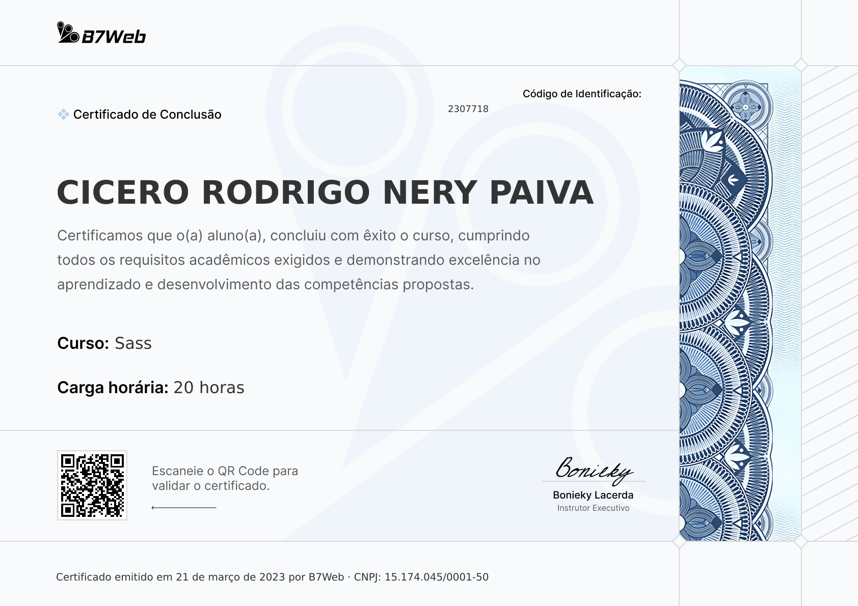 Certificado