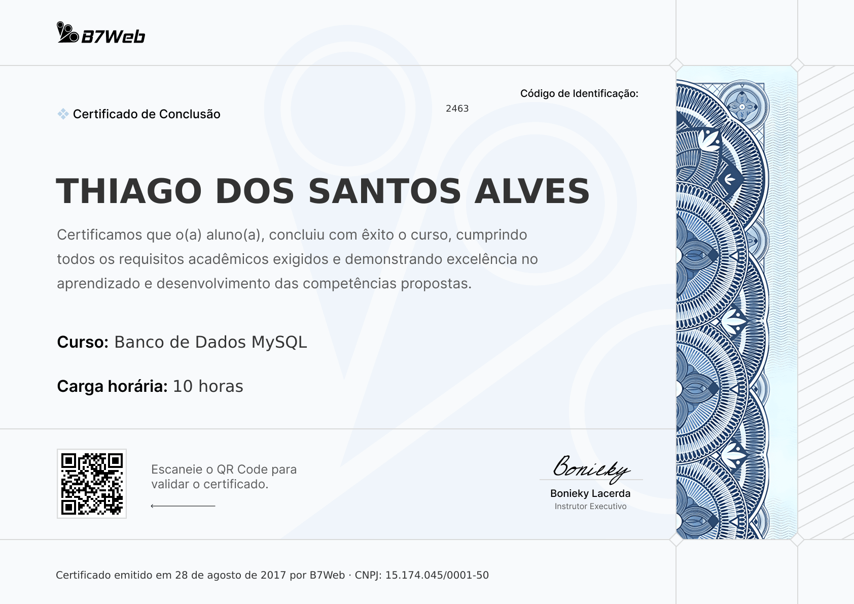 Certificado