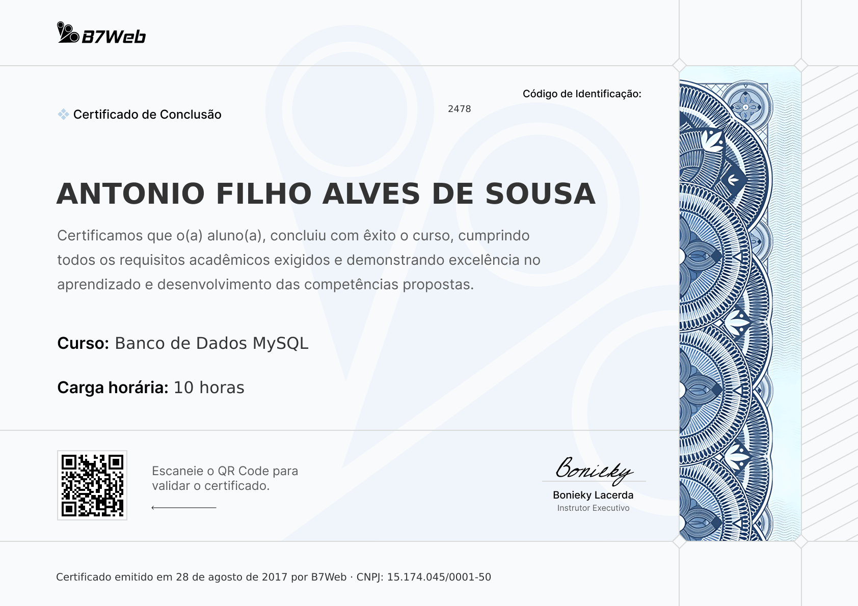 Certificado