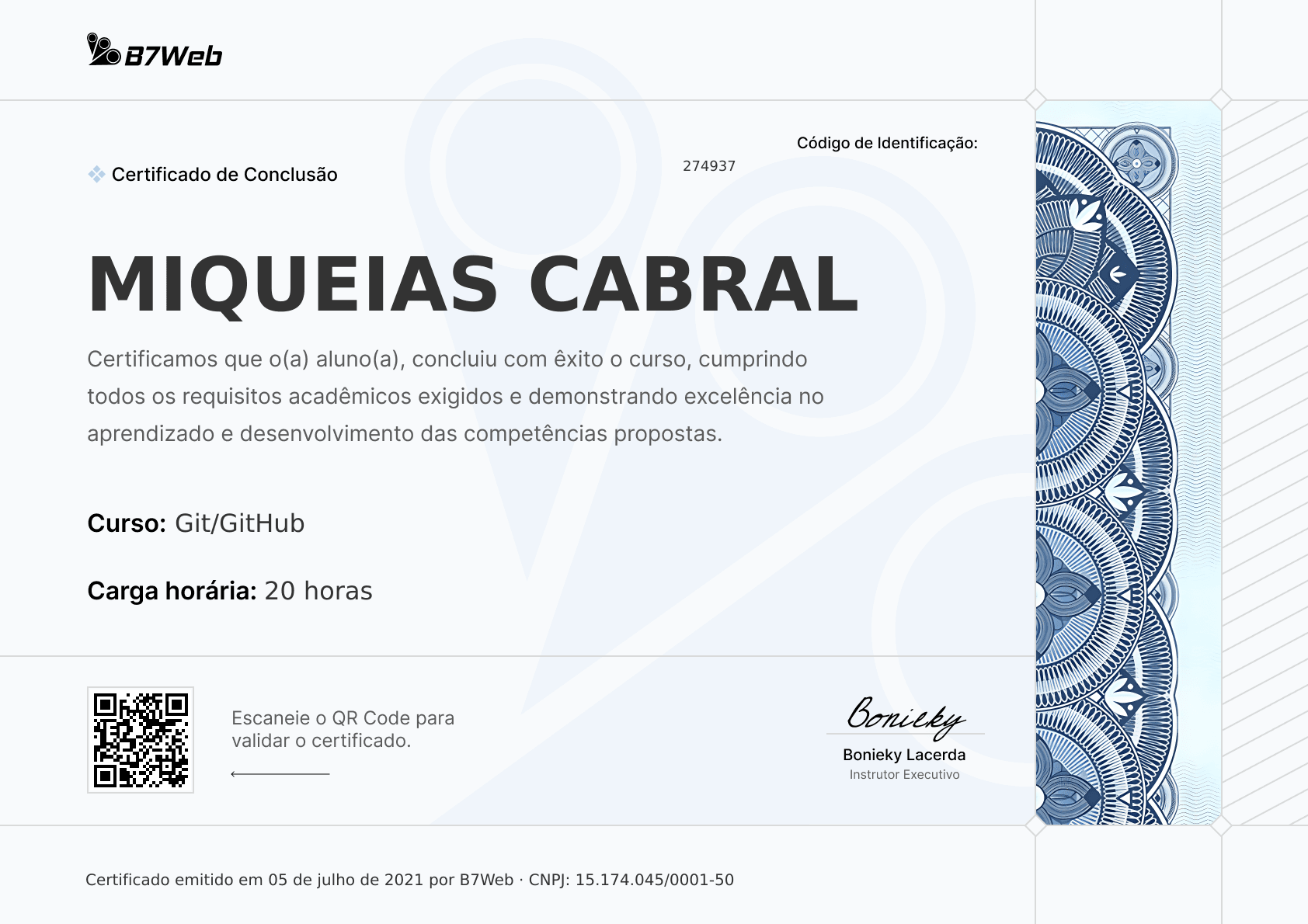 Certificado