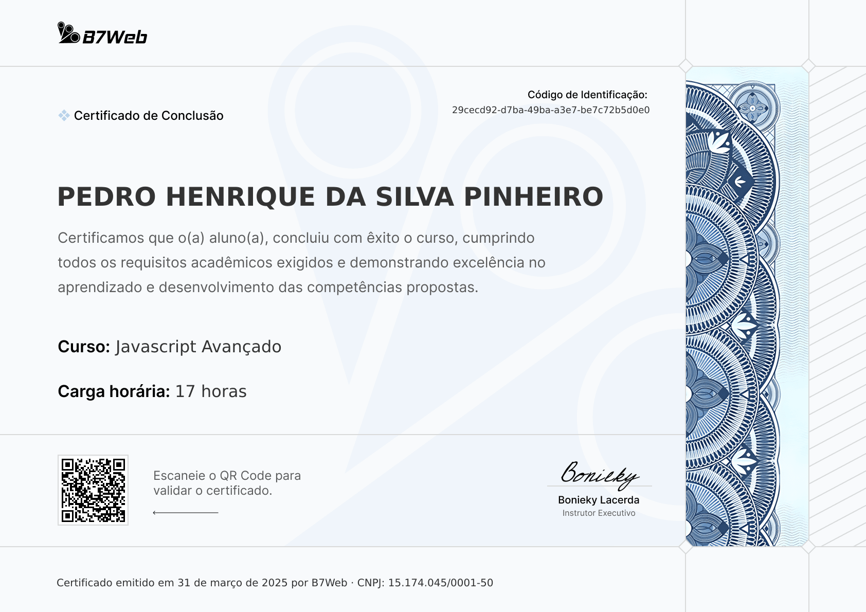 Certificado