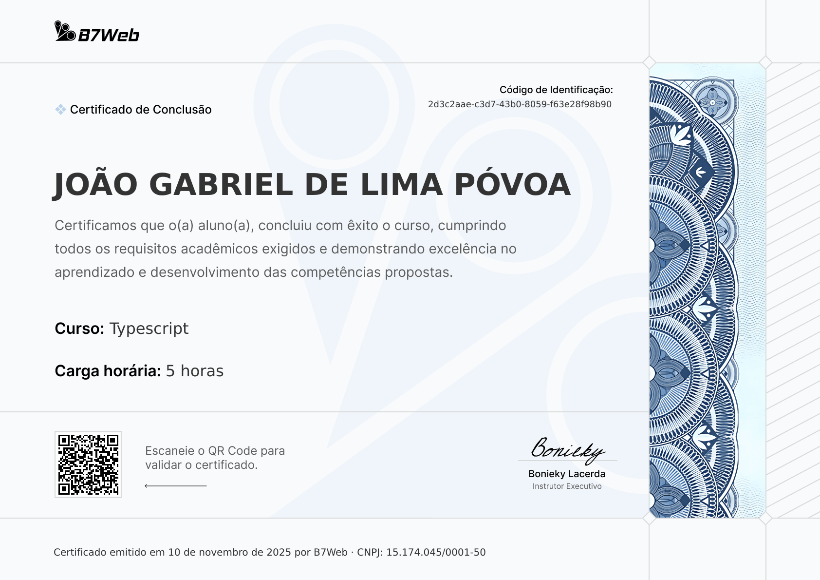 Certificado