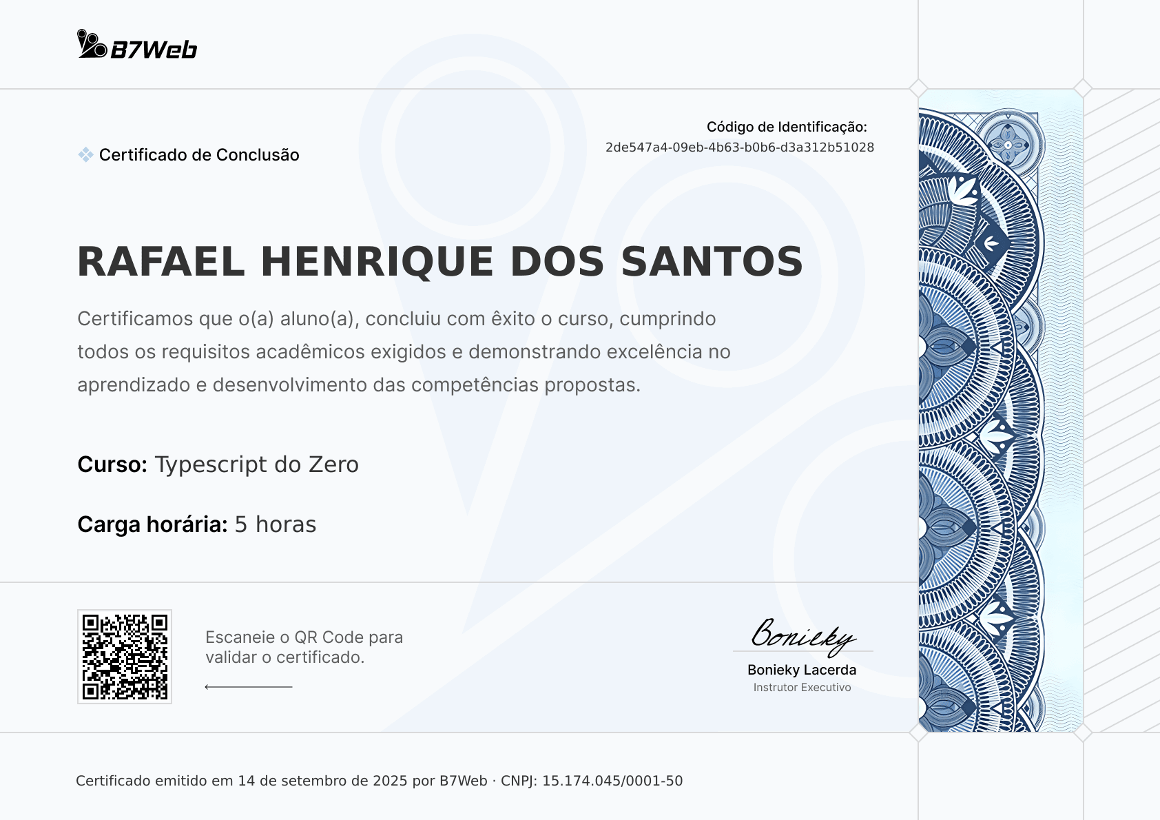 Certificado