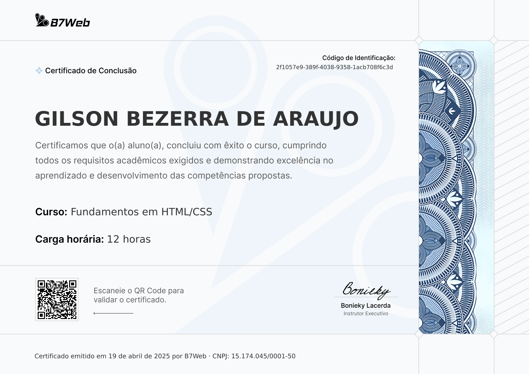 Certificado