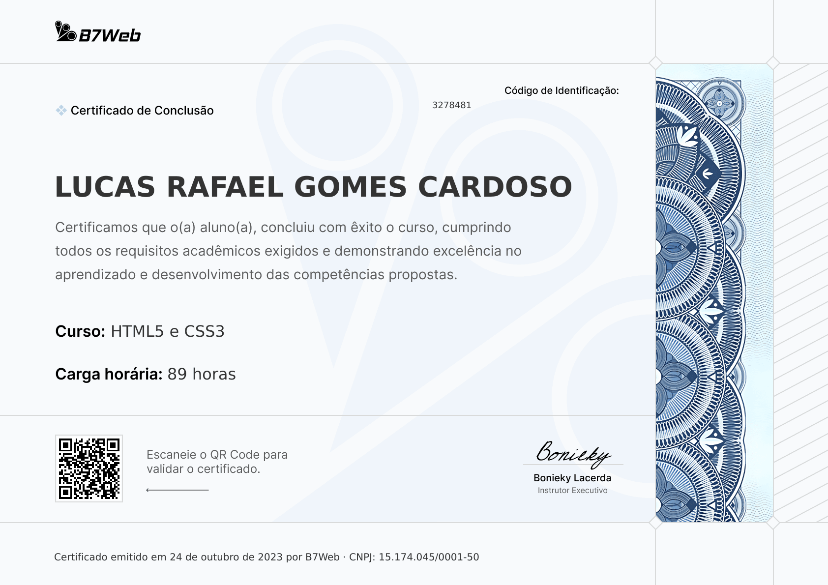 Certificado