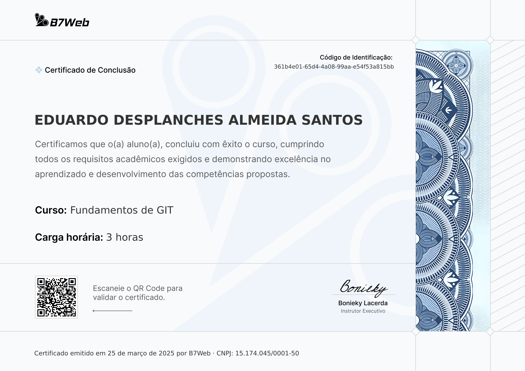 Certificado