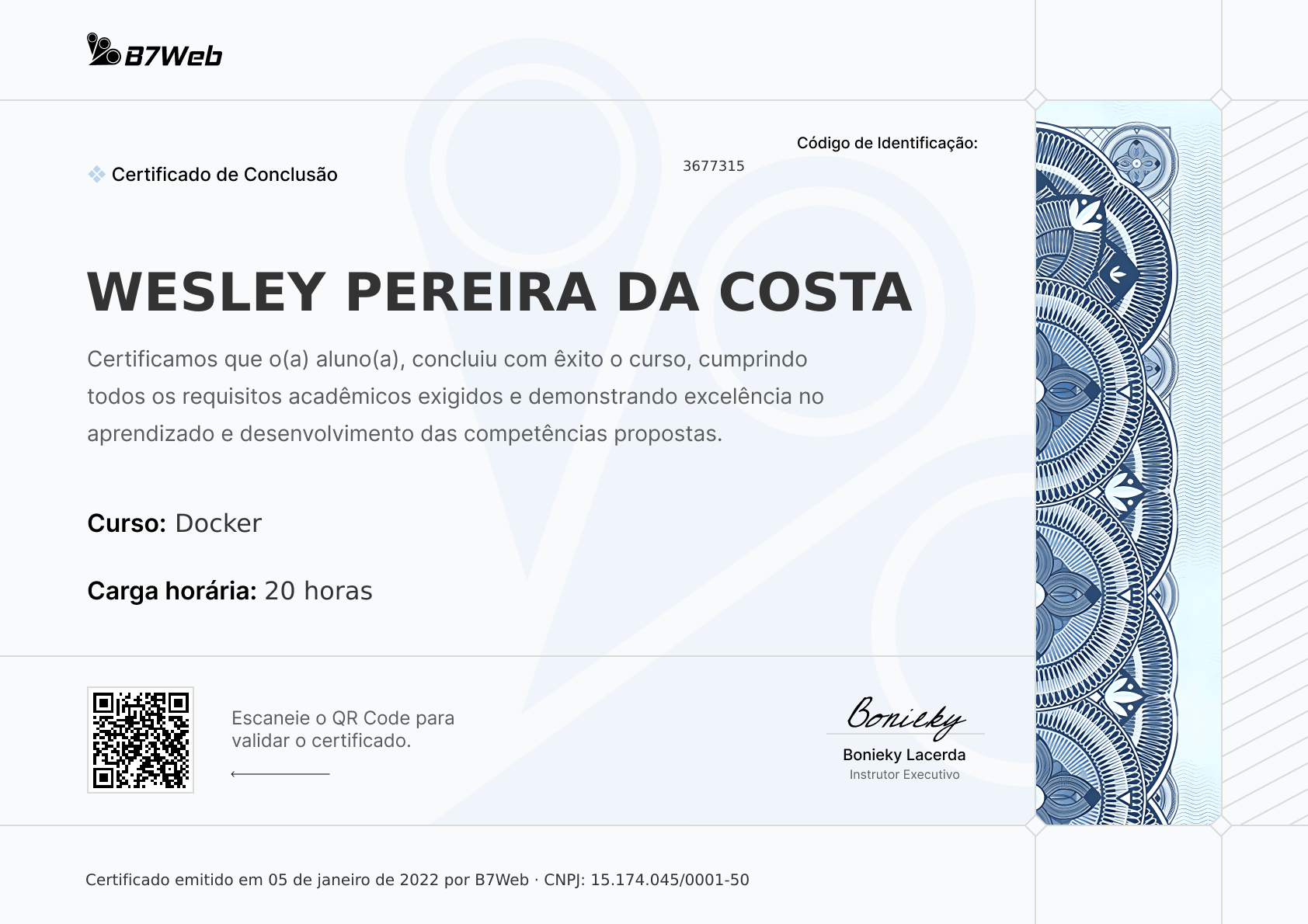 Certificado