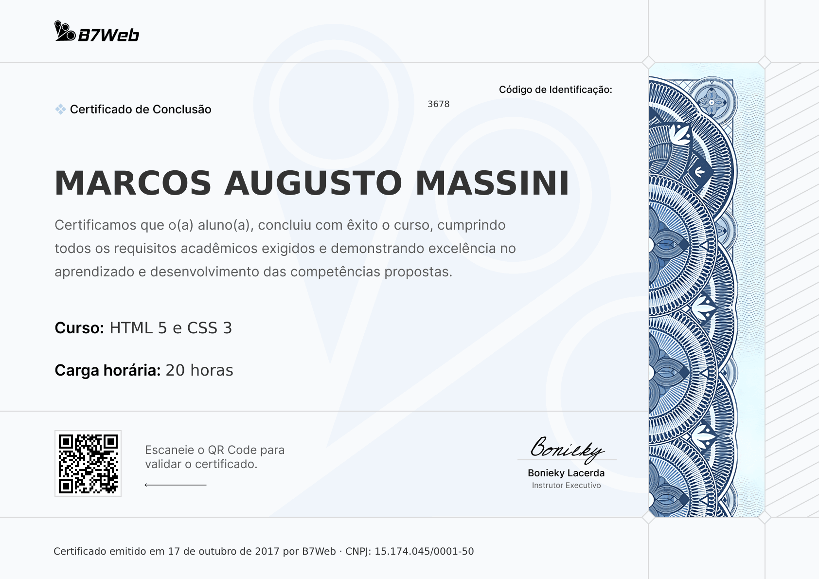 Certificado