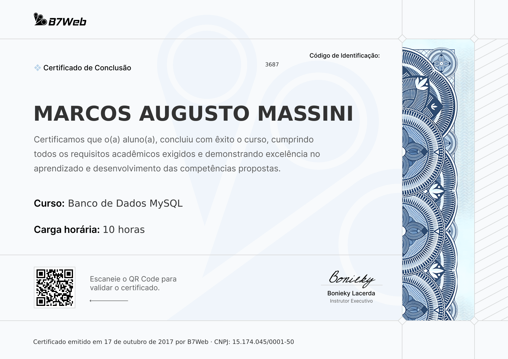 Certificado
