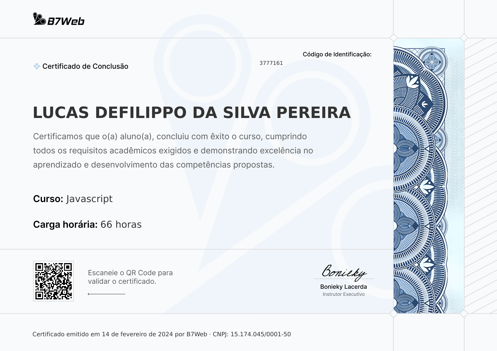 Certificado