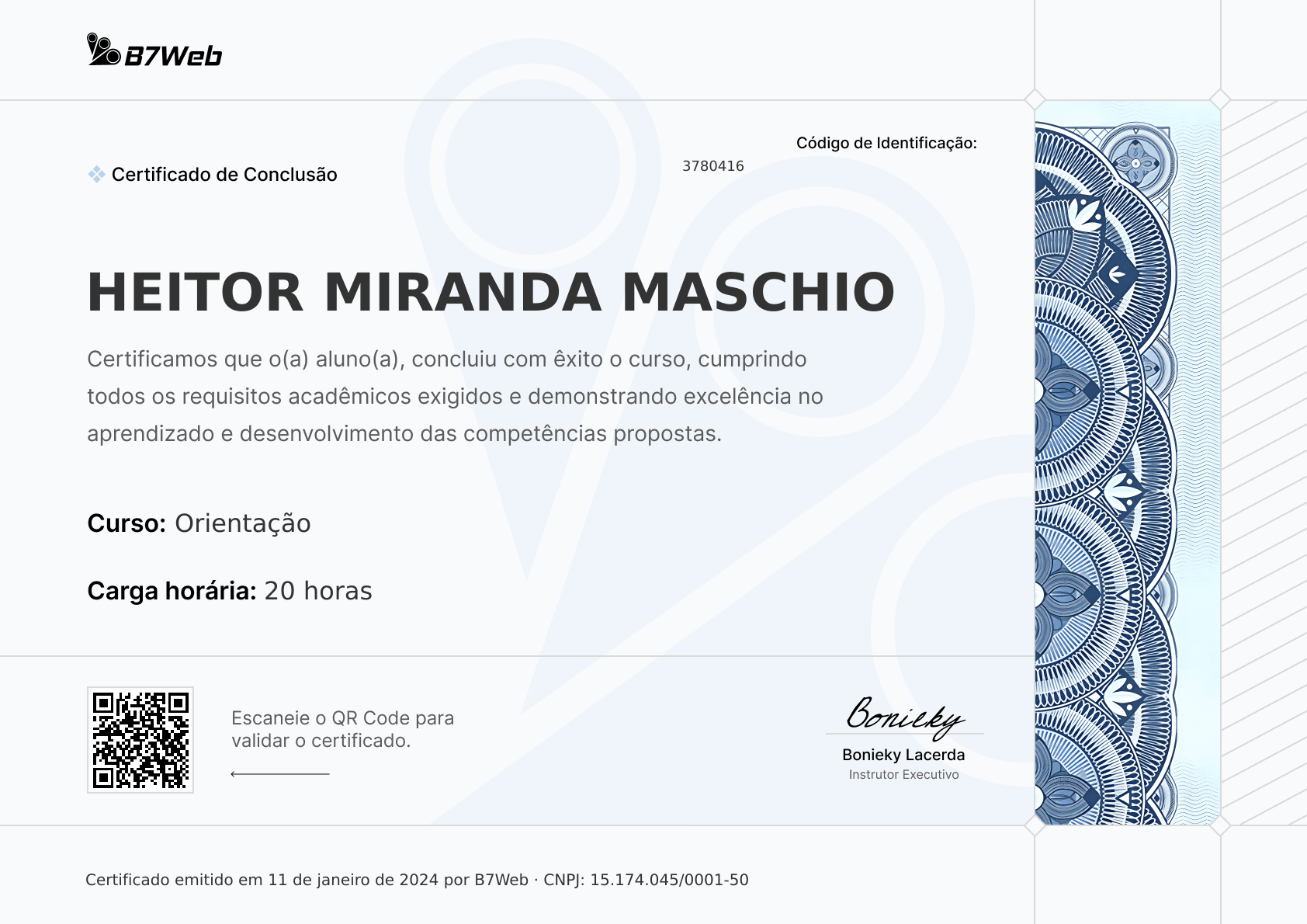 Certificado