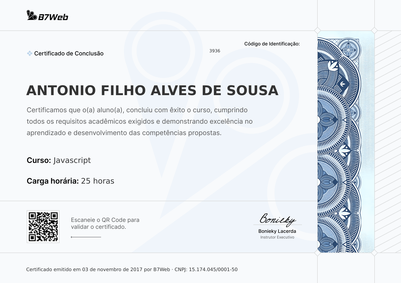 Certificado