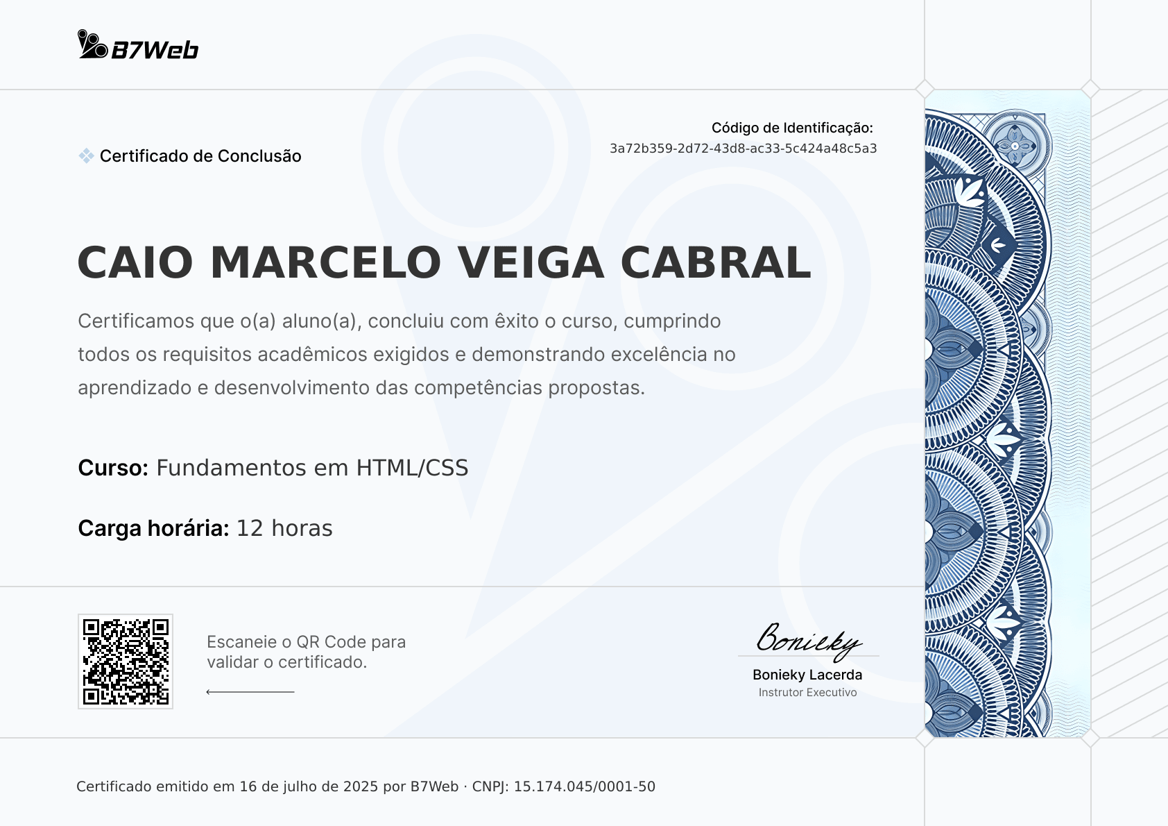 Certificado