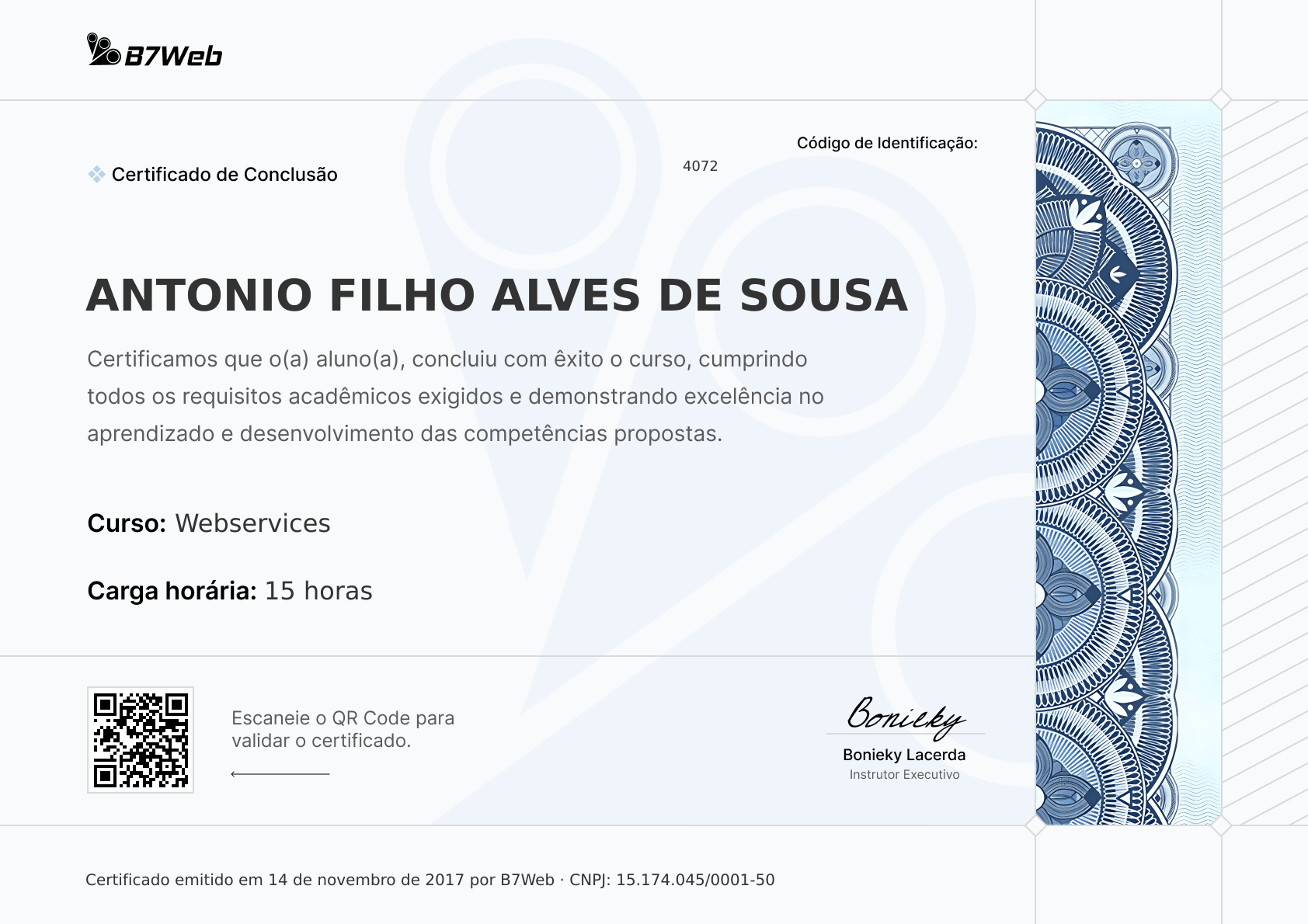 Certificado