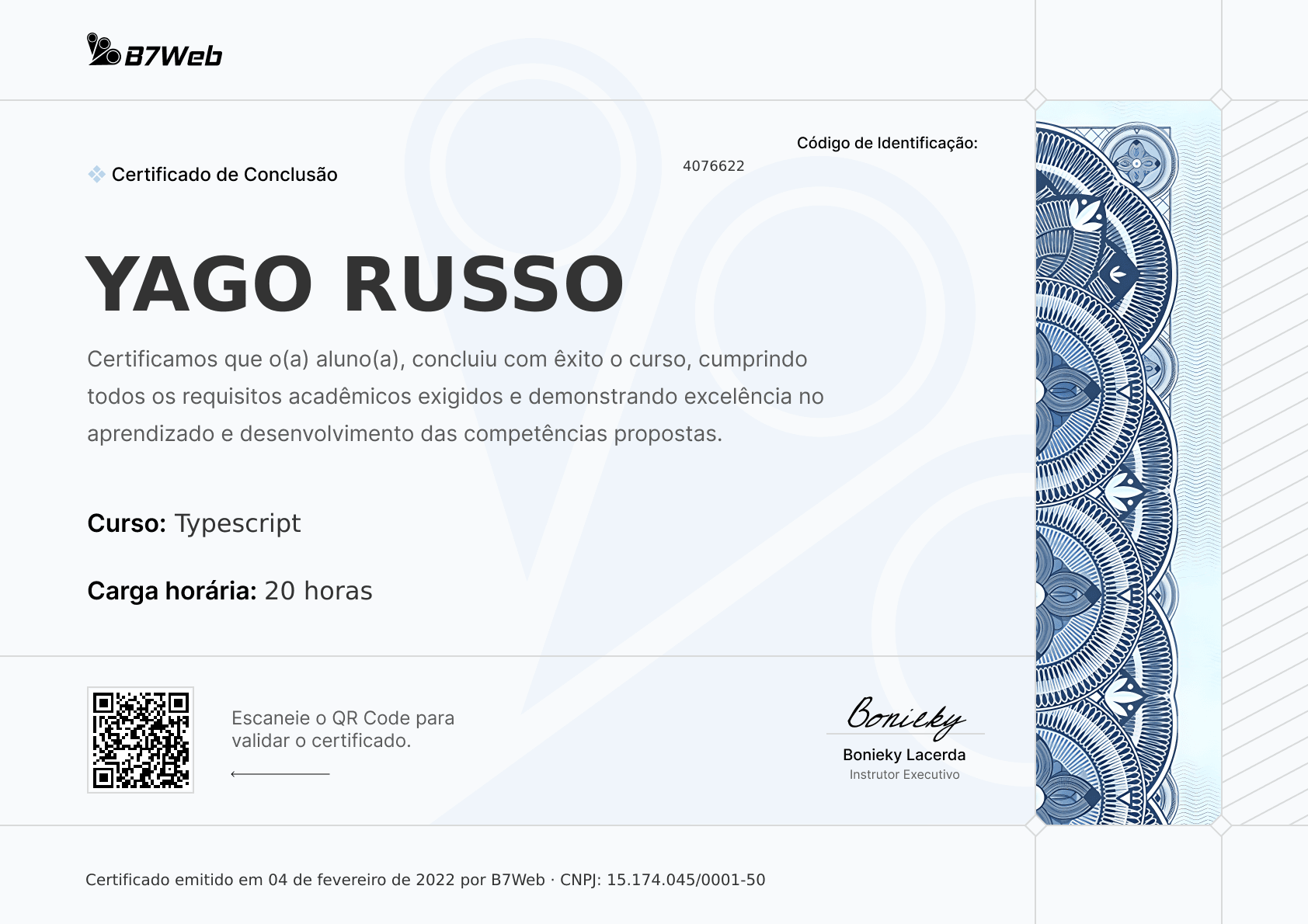 Certificado