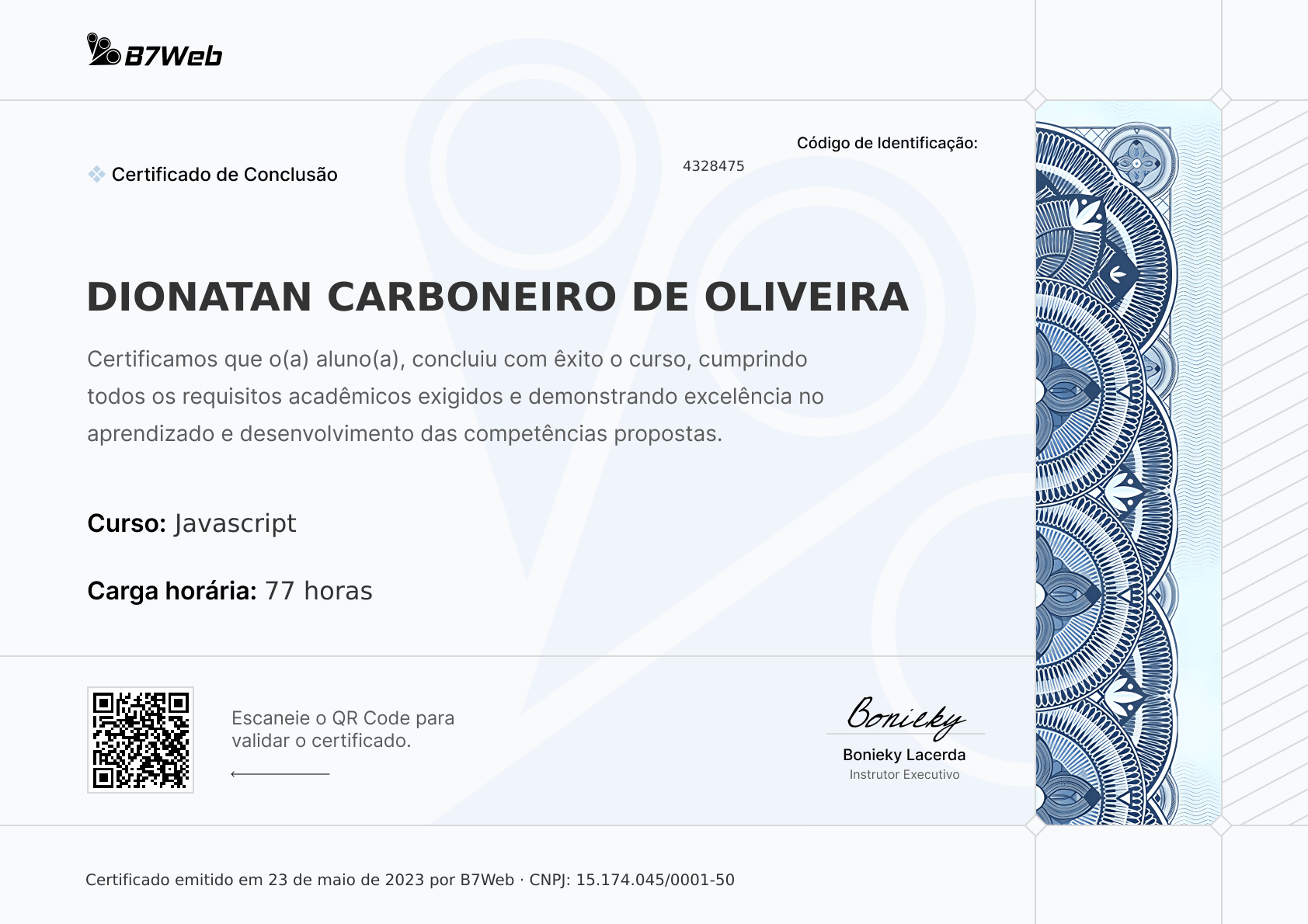 Certificado