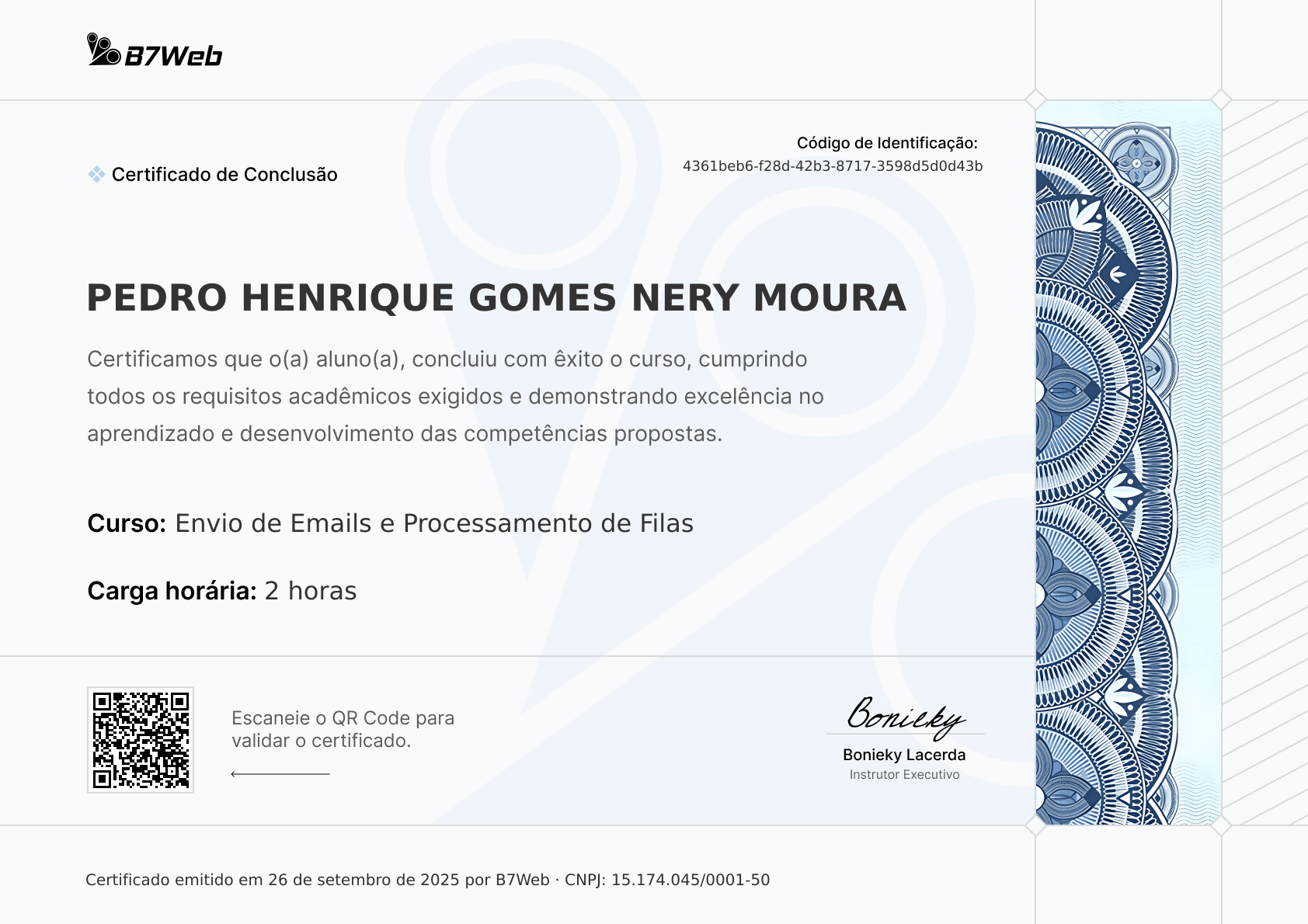 Certificado