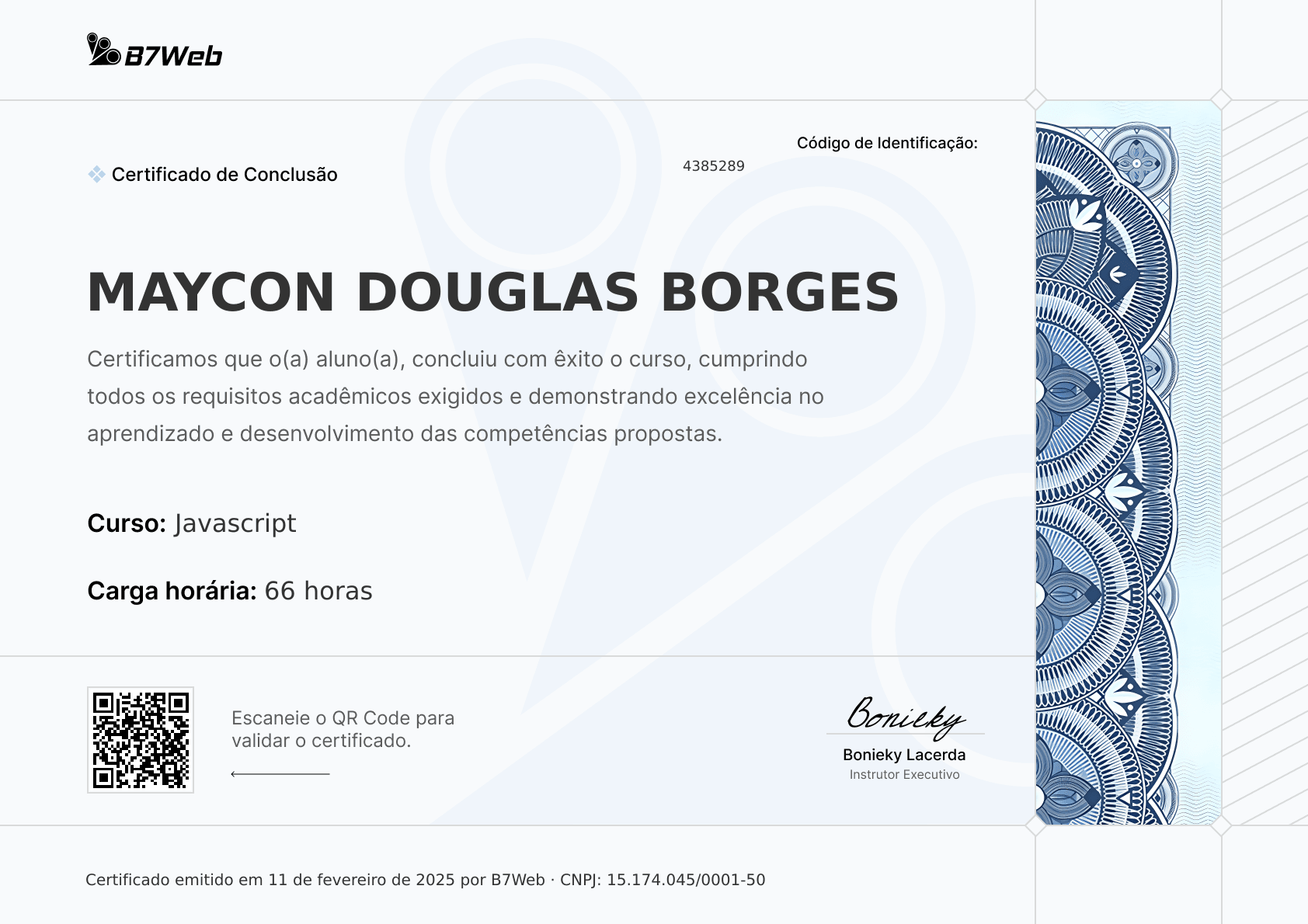 Certificado