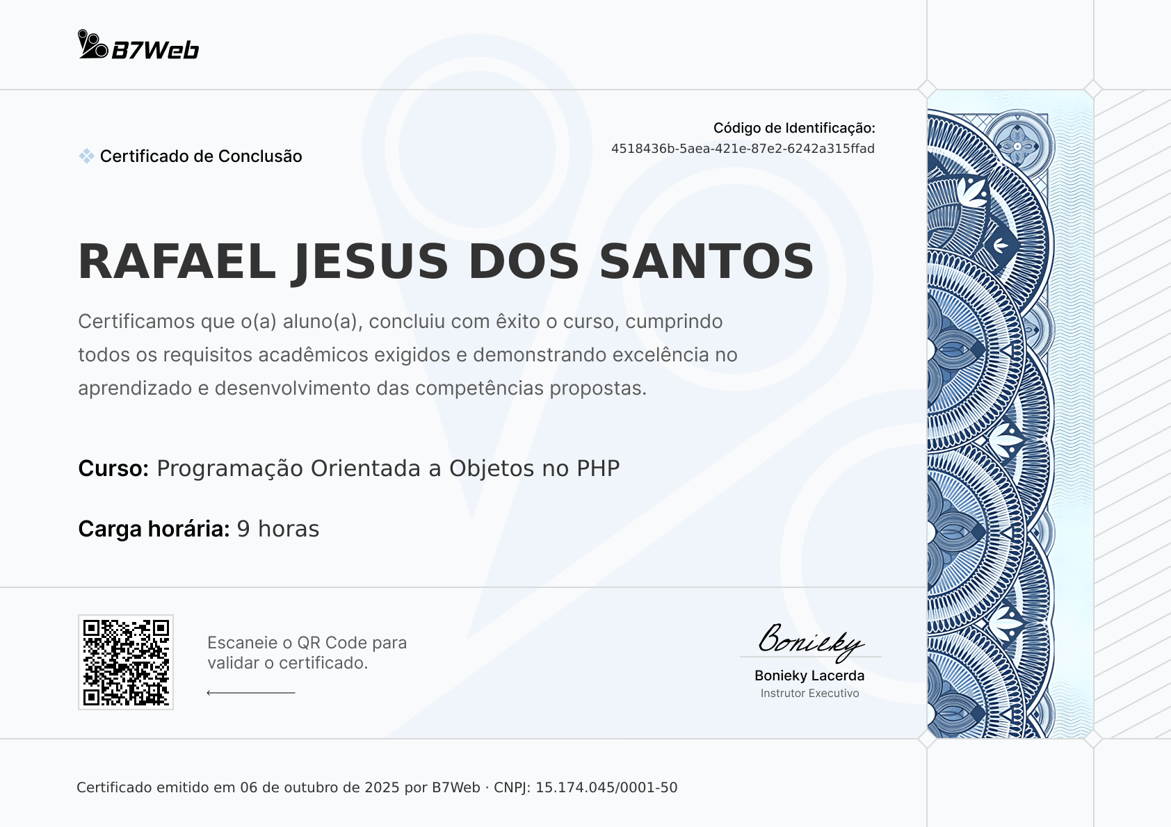 Certificado