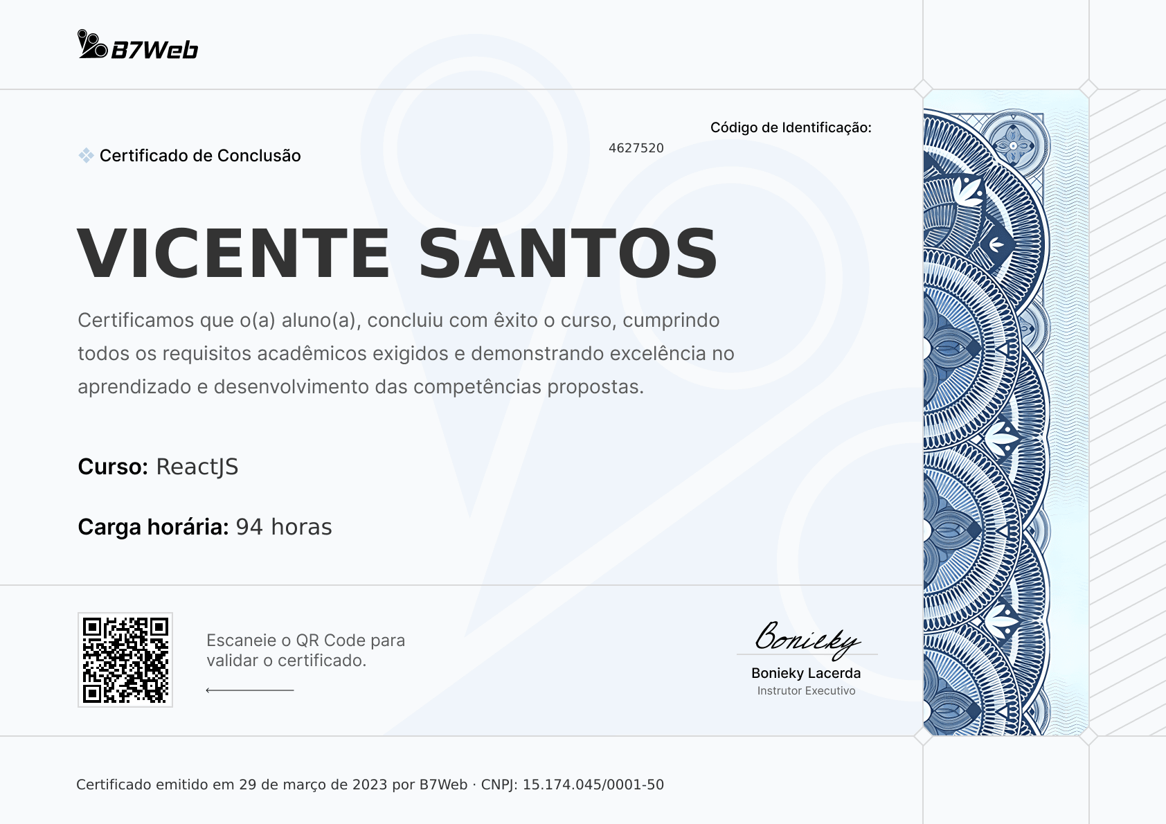 Certificado