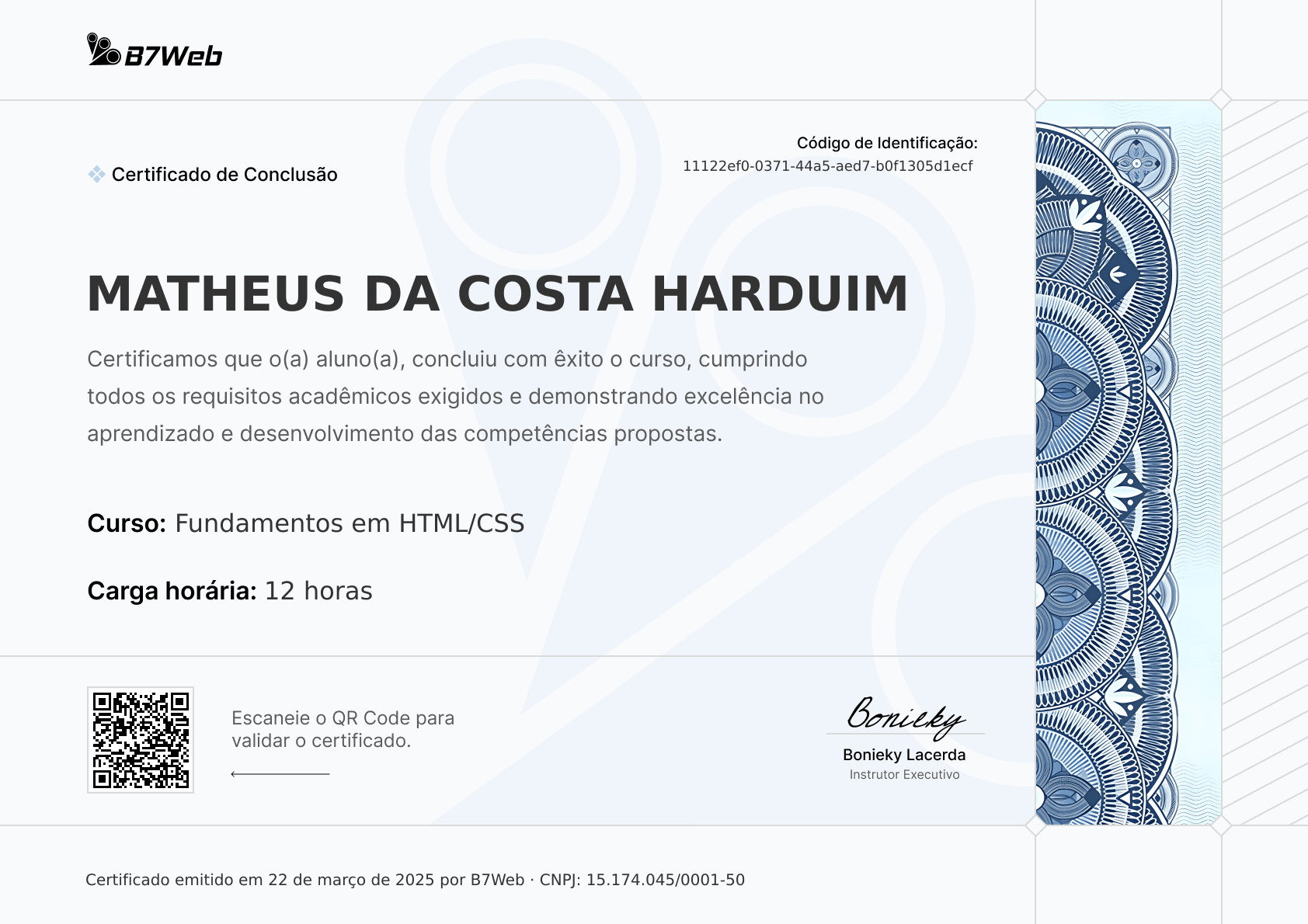 Certificado