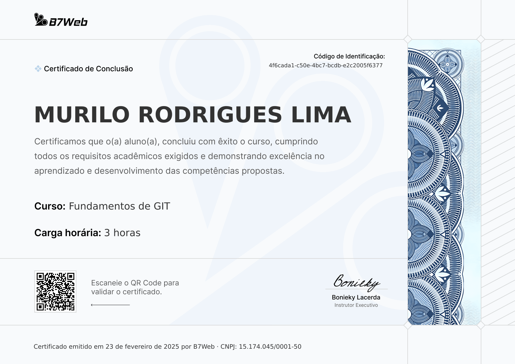Certificado