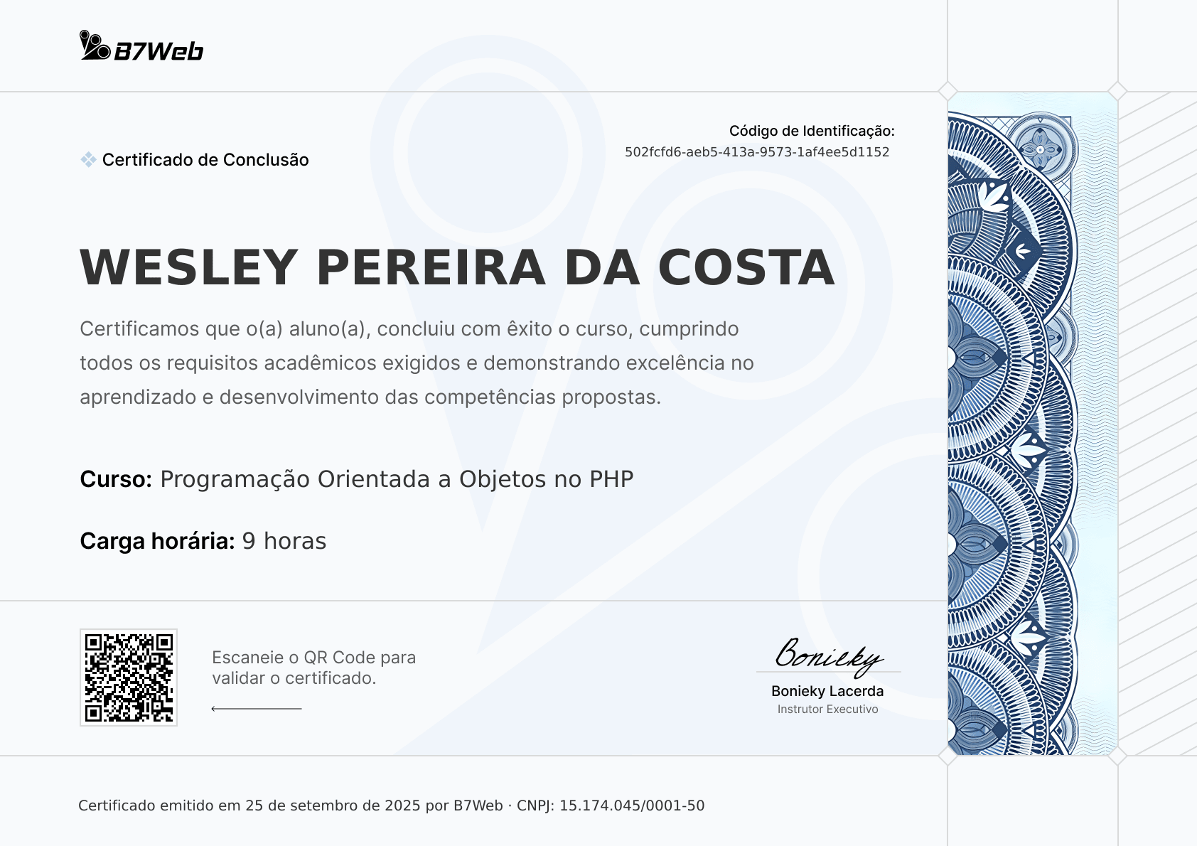 Certificado