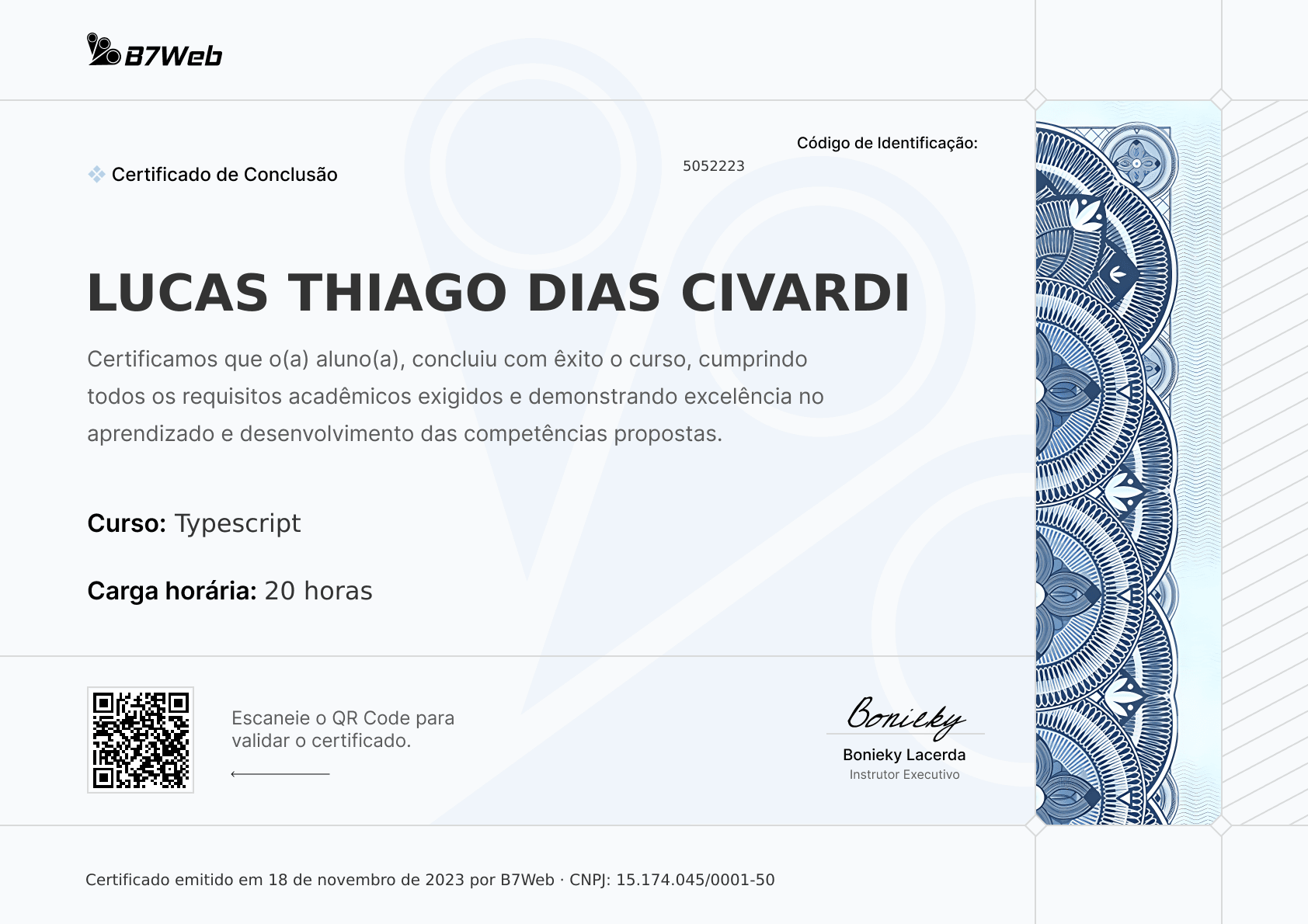 Certificado