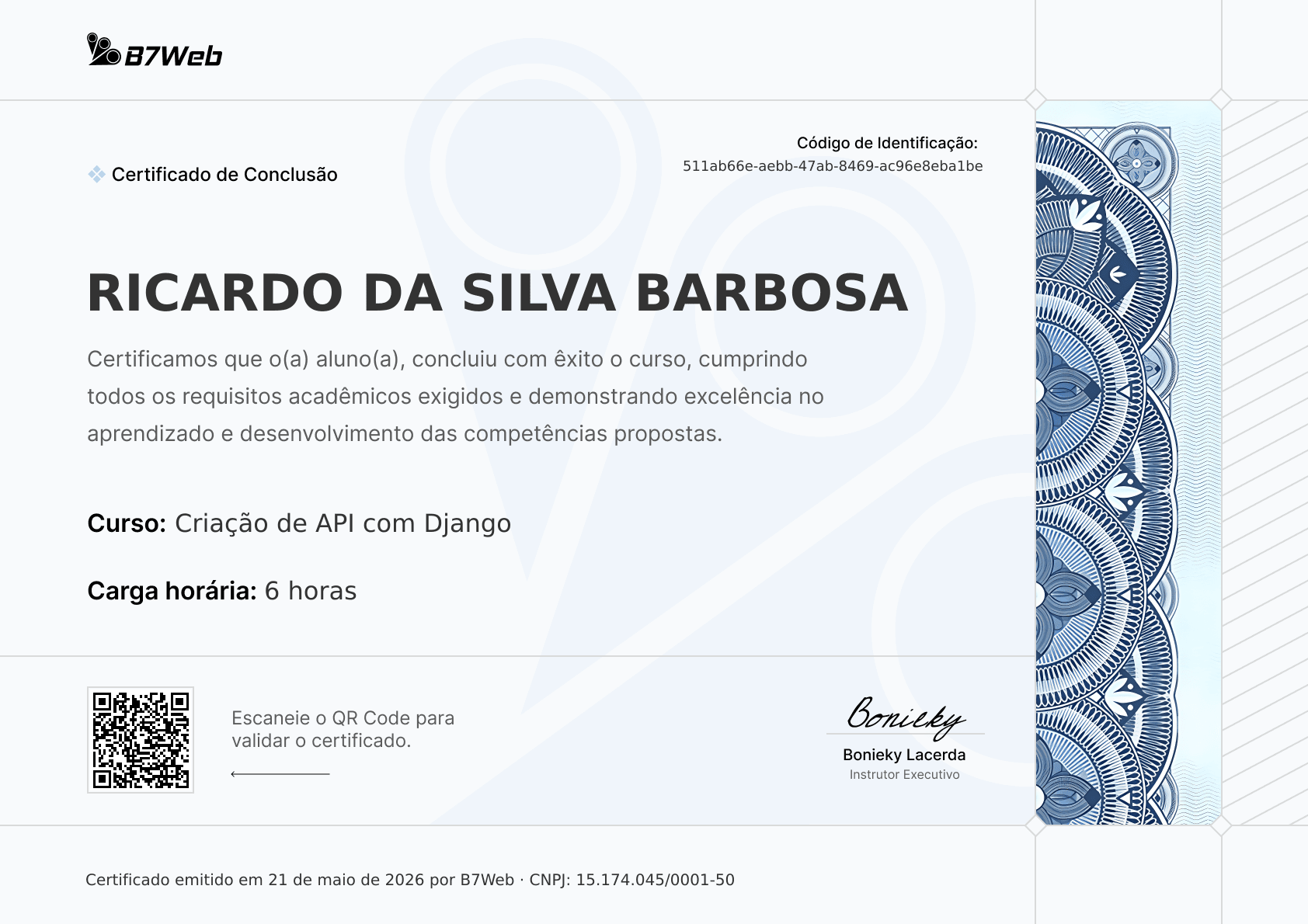 Certificado