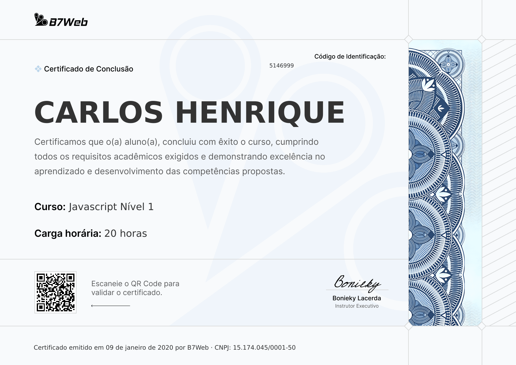 Certificado