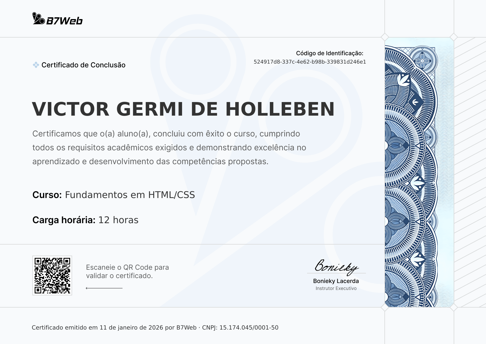 Certificado